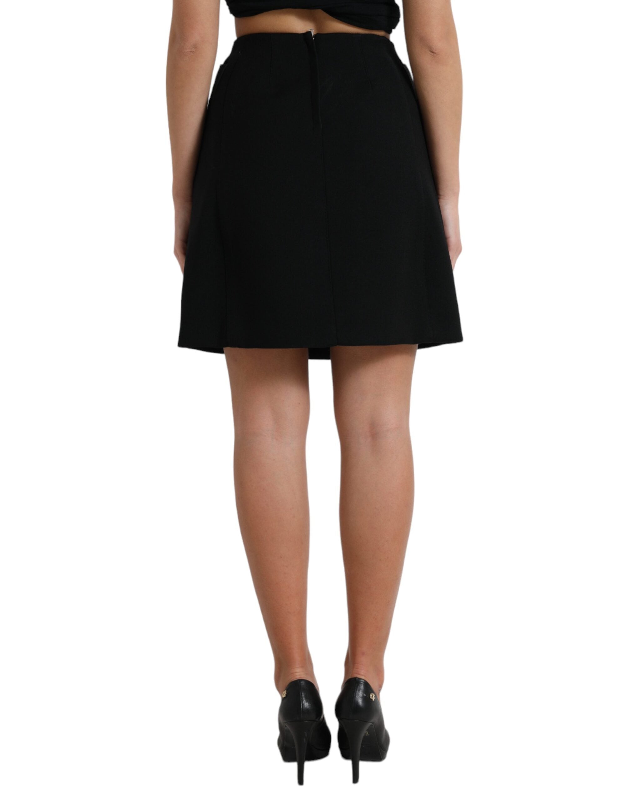 Dolce &amp; Gabbana Eleganter Minirock mit hoher Taille in A-Linie
