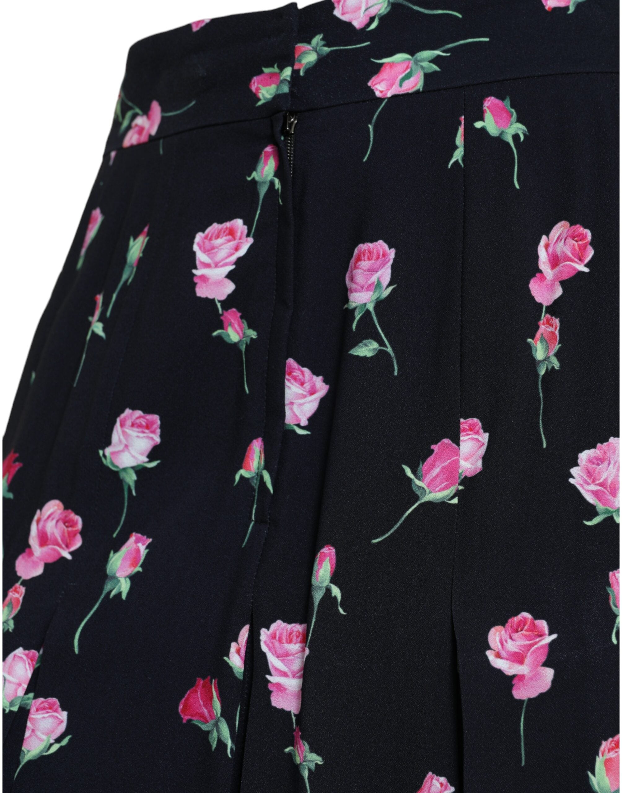 Dolce &amp; Gabbana Eleganter knielanger A-Linien-Rock mit Blumenmuster