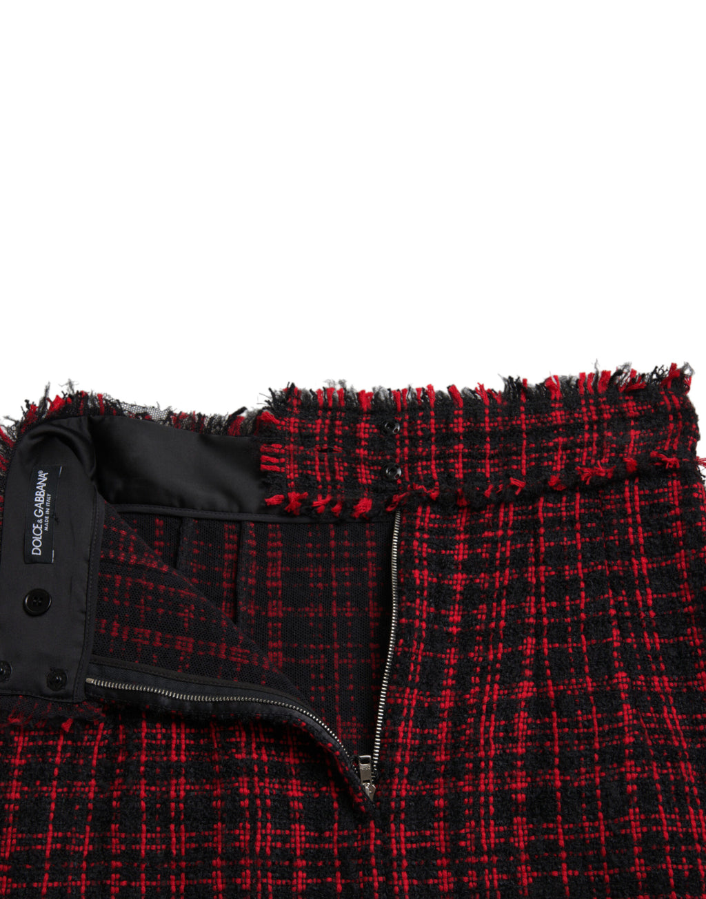 Dolce &amp; Gabbana – Verlockender Minirock mit hoher Taille und Schottenmuster