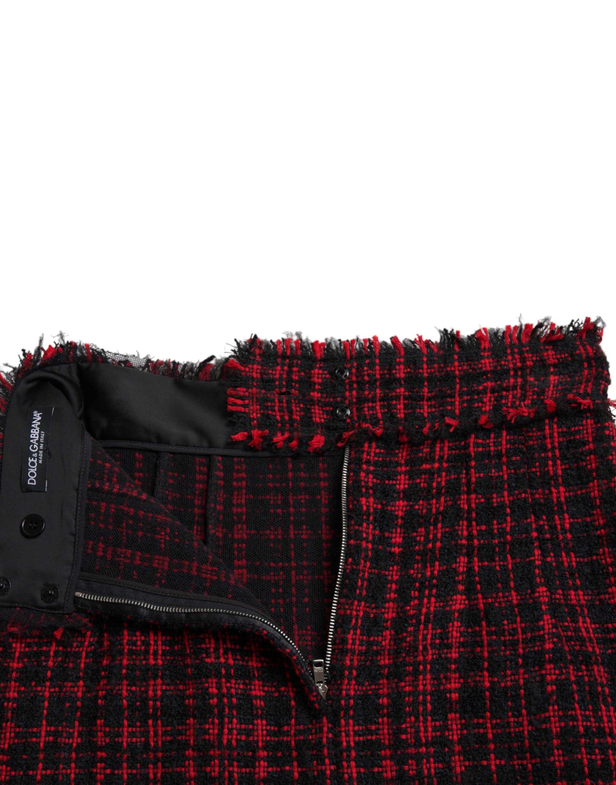 Dolce &amp; Gabbana – Verlockender Minirock mit hoher Taille und Schottenmuster