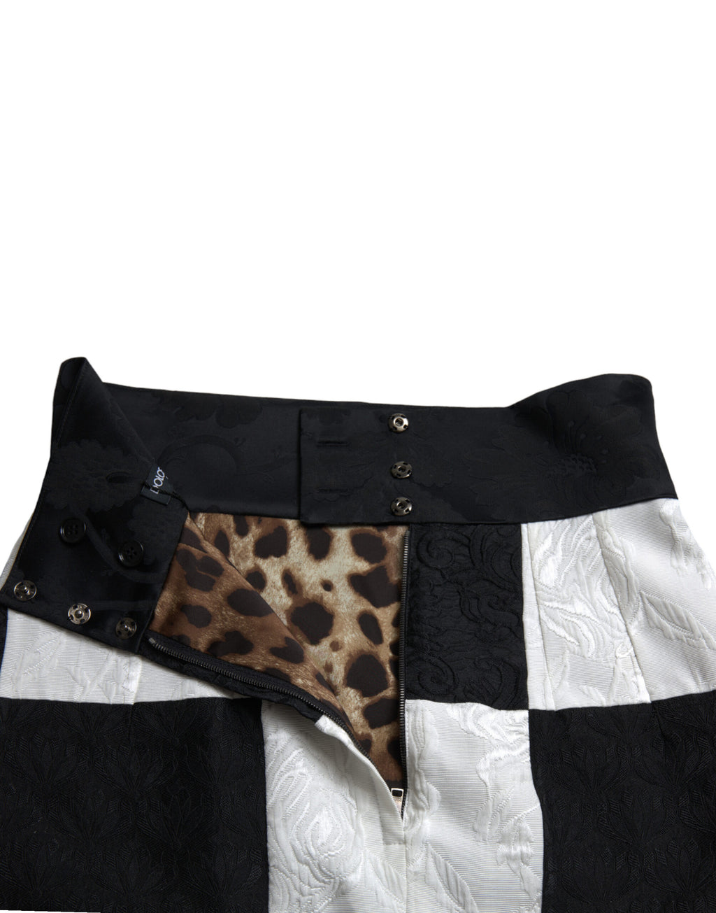 Dolce &amp; Gabbana Eleganter Minirock mit Blumenmuster und hoher Taille