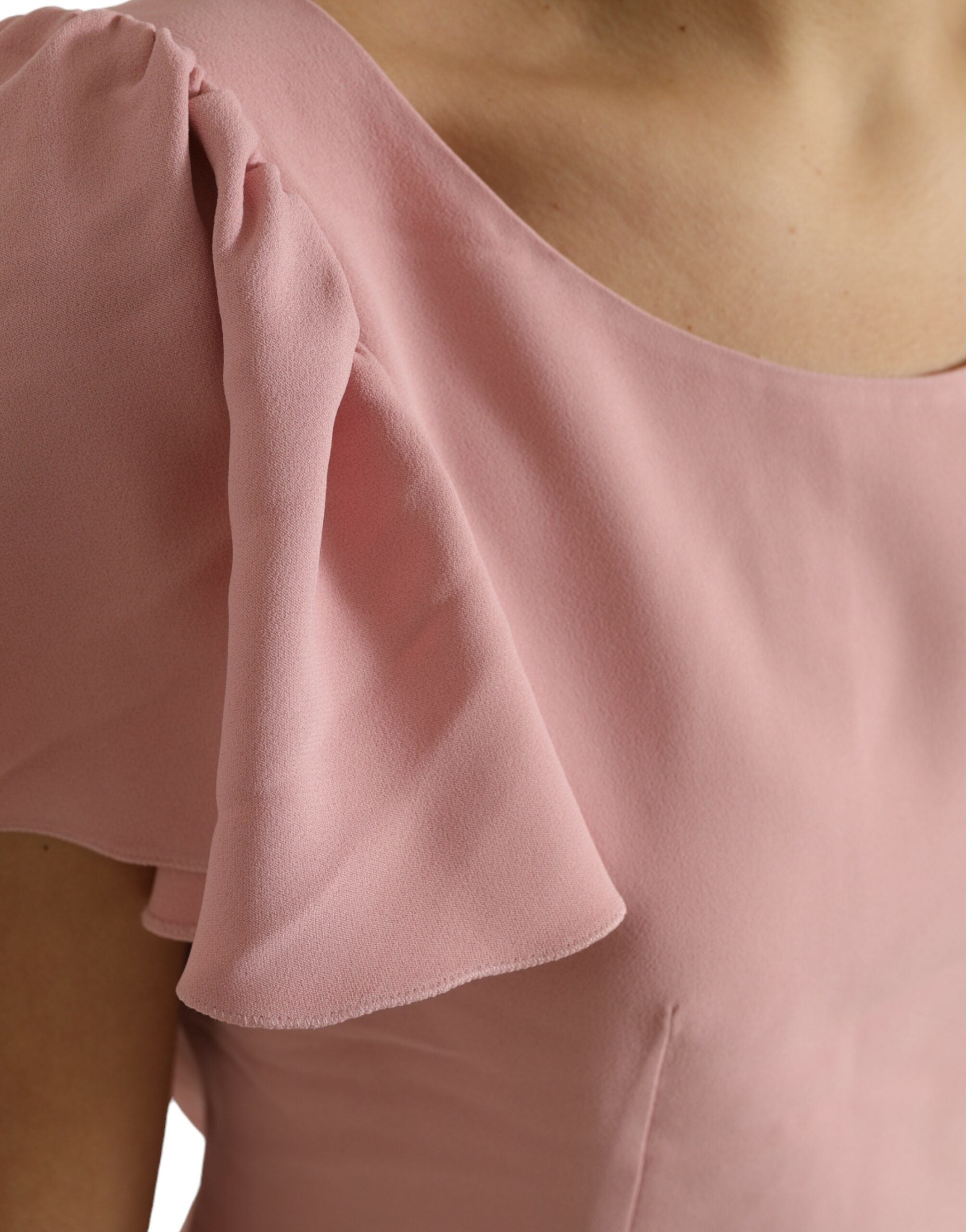 Dolce &amp; Gabbana Schickes rosa Oberteil mit Glockenärmeln