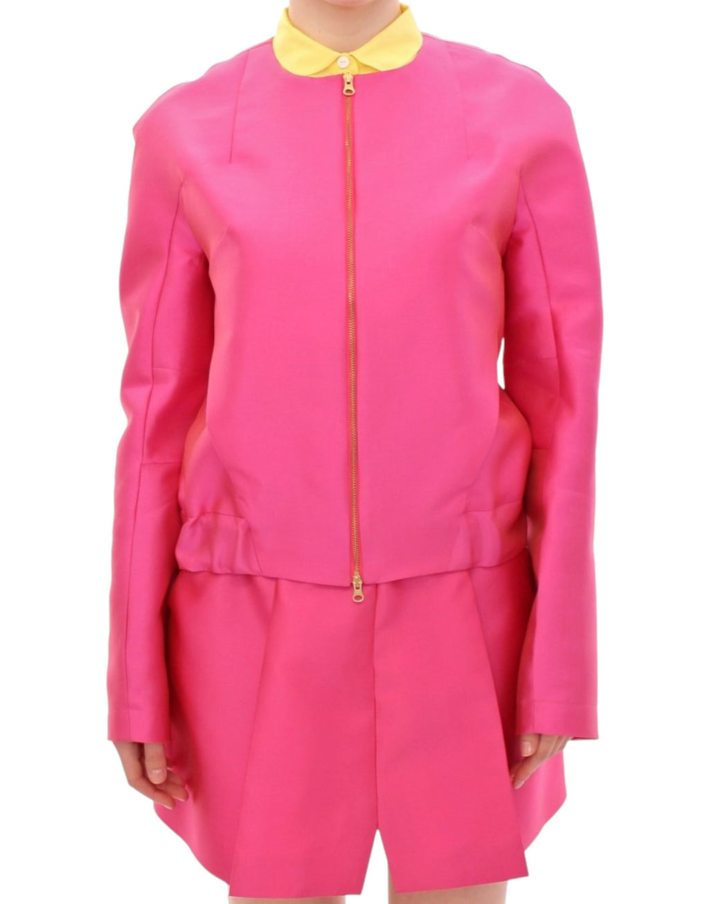 CO|TE Elegante rosa Jacke aus Seidenmischung