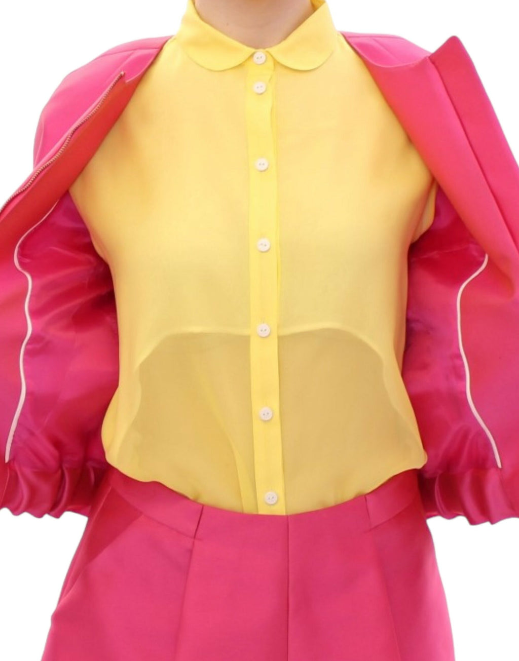 CO|TE Elegante rosa Jacke aus Seidenmischung