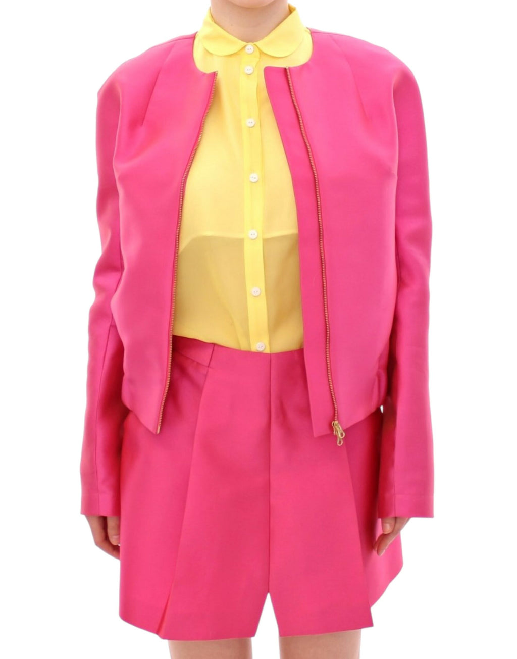 CO|TE Elegante rosa Jacke aus Seidenmischung