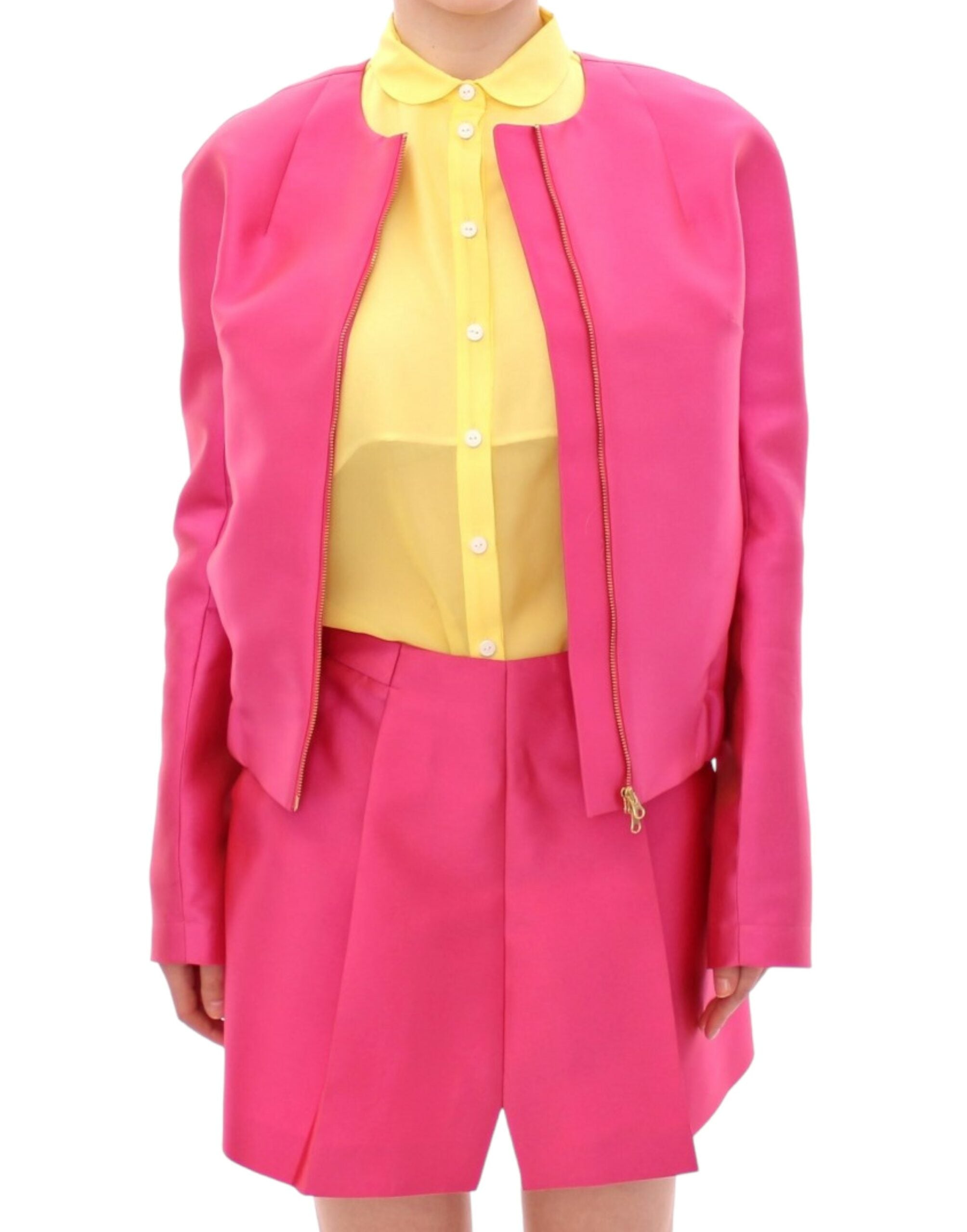 CO|TE Elegante rosa Jacke aus Seidenmischung