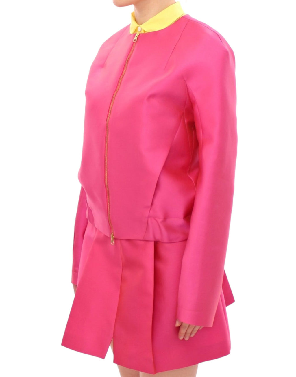 CO|TE Elegante rosa Jacke aus Seidenmischung