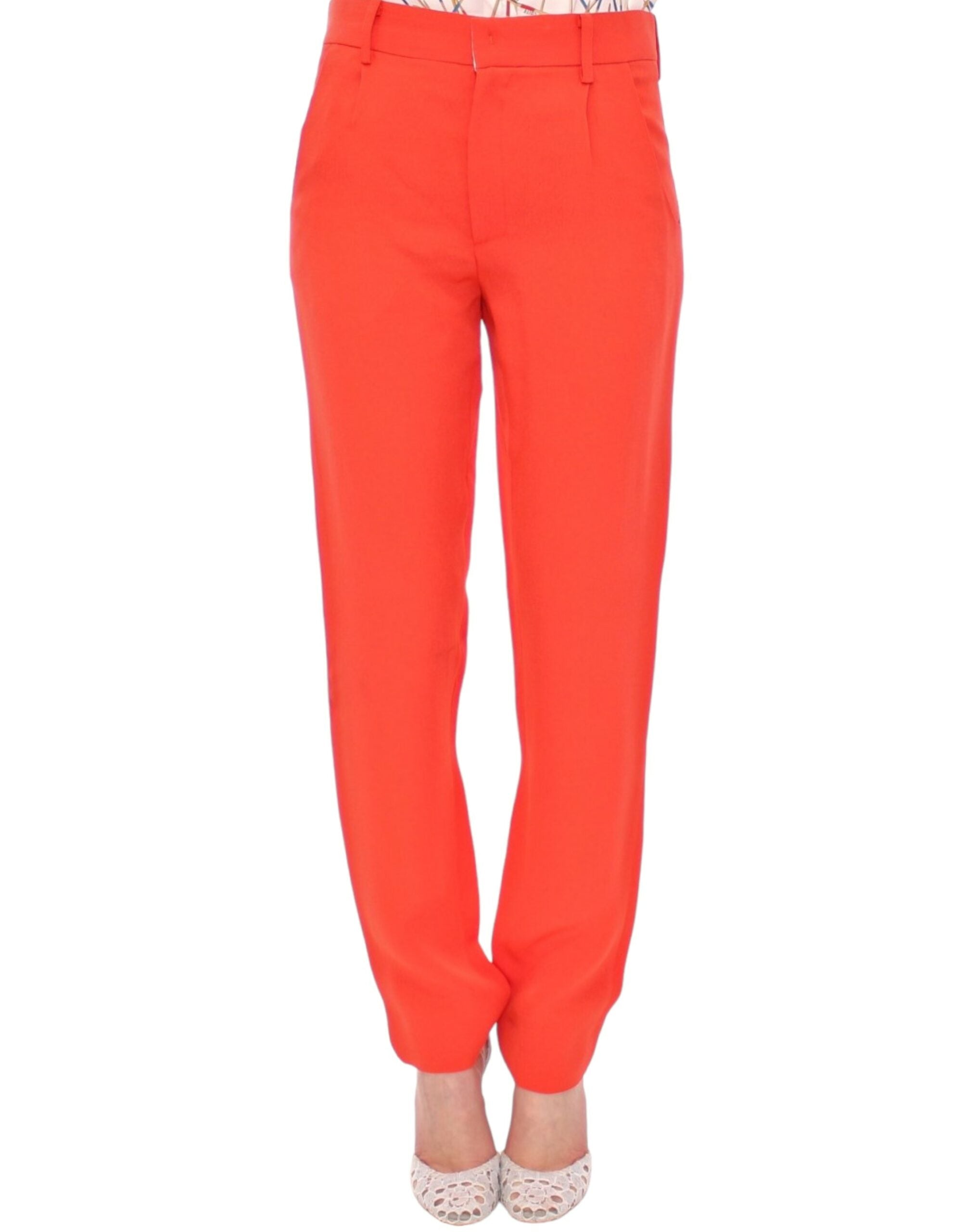 CO|TE Schicke orange Boyfriendhose – Italienische Handwerkskunst