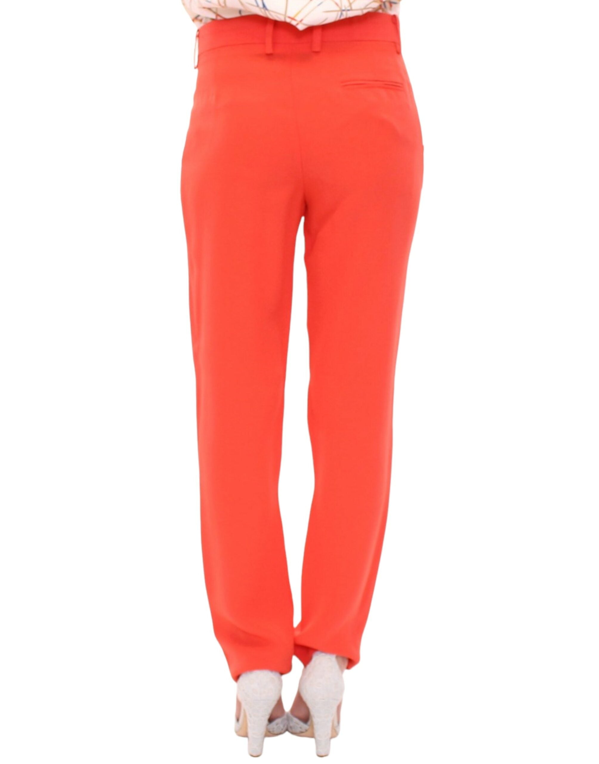 CO|TE Schicke orange Boyfriendhose – Italienische Handwerkskunst