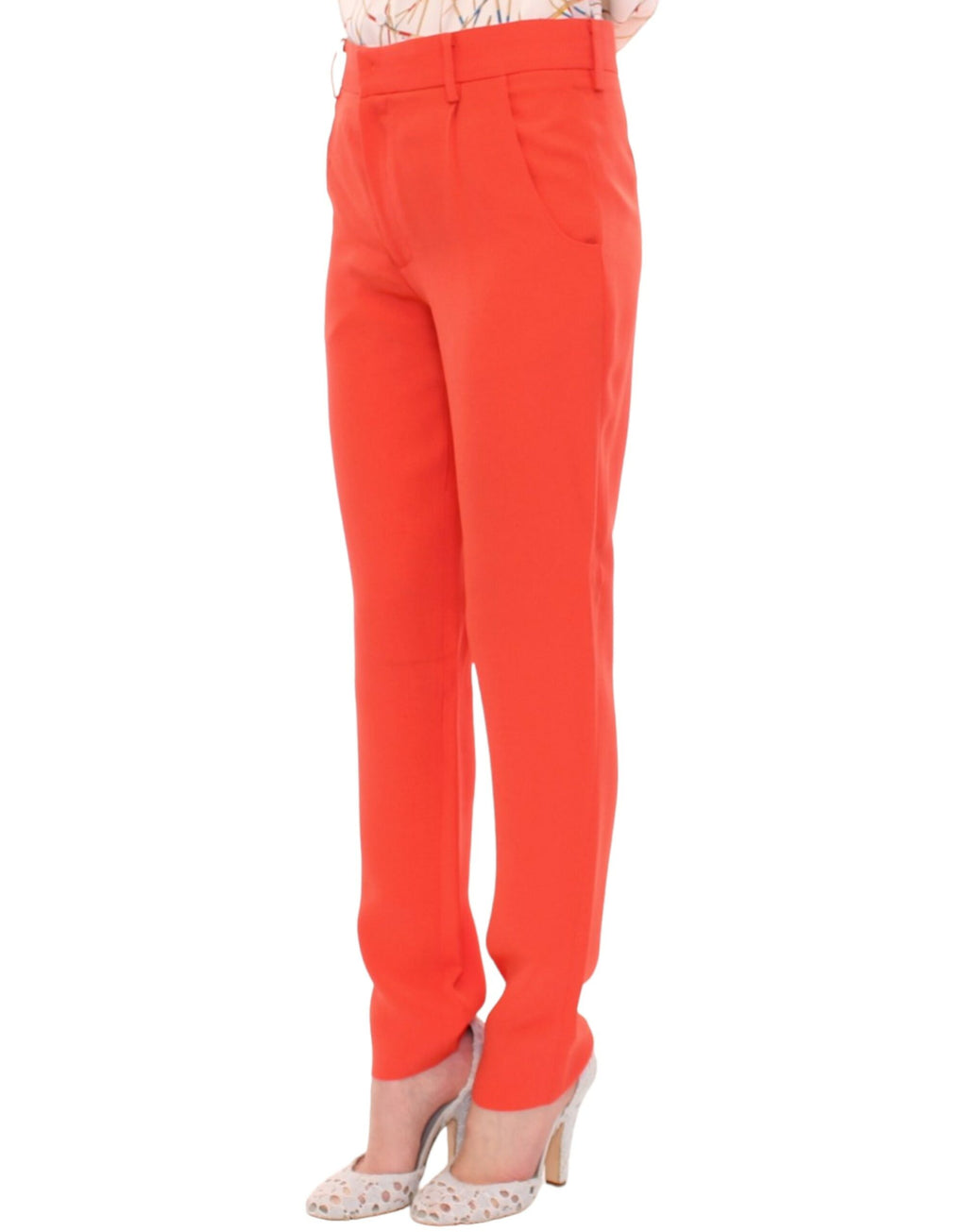 CO|TE Schicke orange Boyfriendhose – Italienische Handwerkskunst