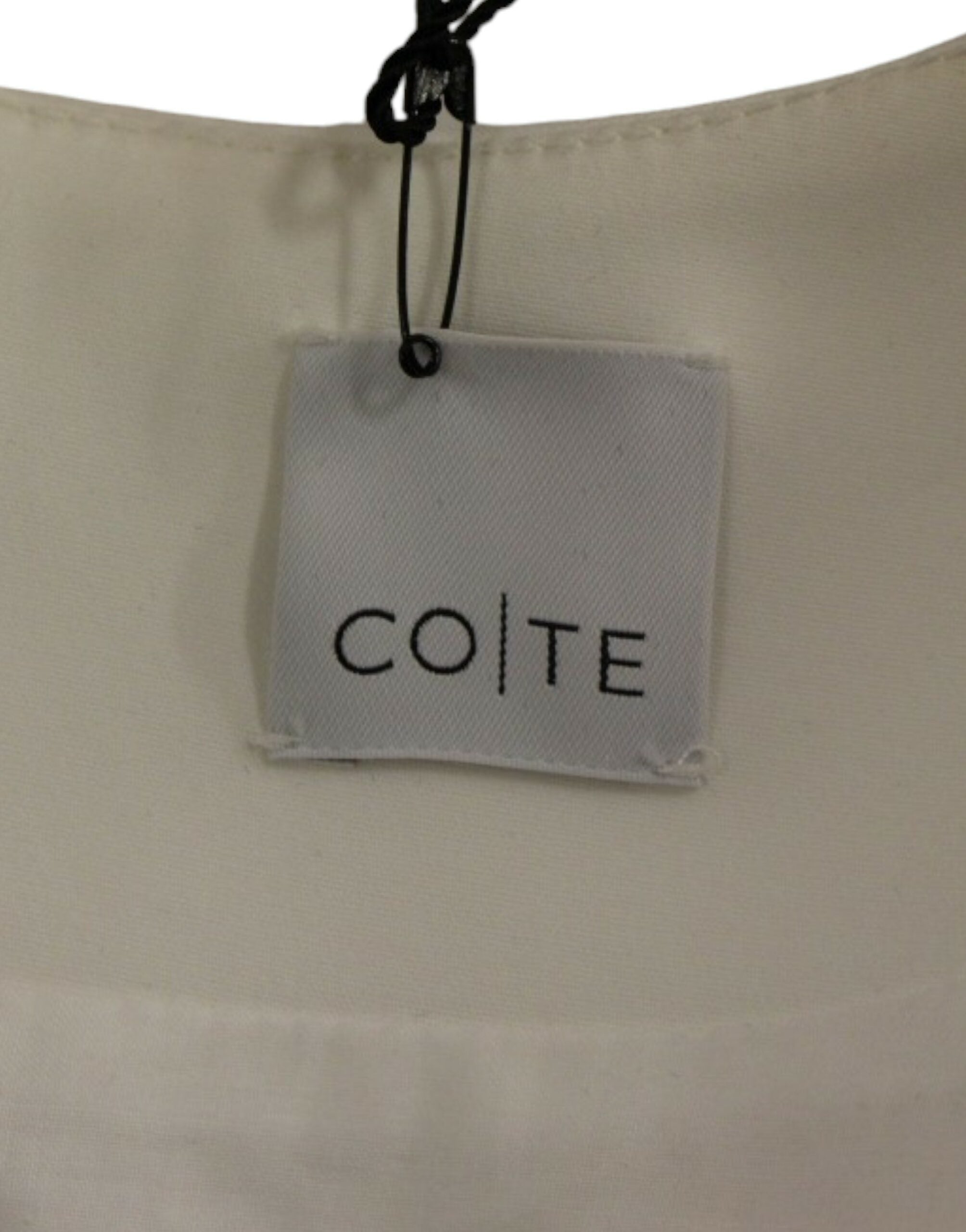 CO|TE Schickes weißes und rosa Shift-Roboterkleid