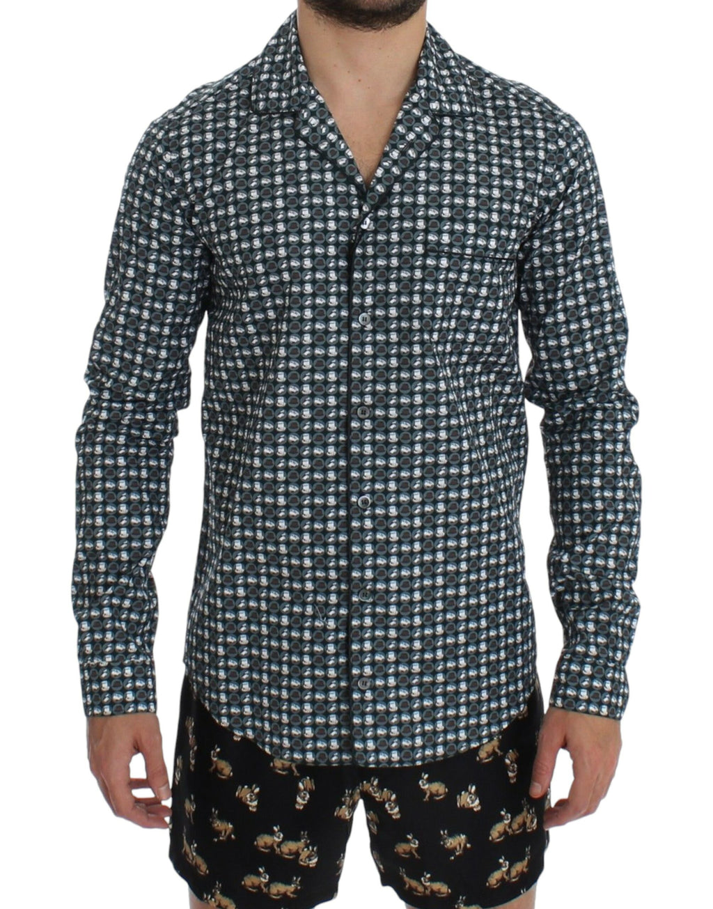 Dolce &amp; Gabbana Elegantes grünes Pyjama-Nachthemd