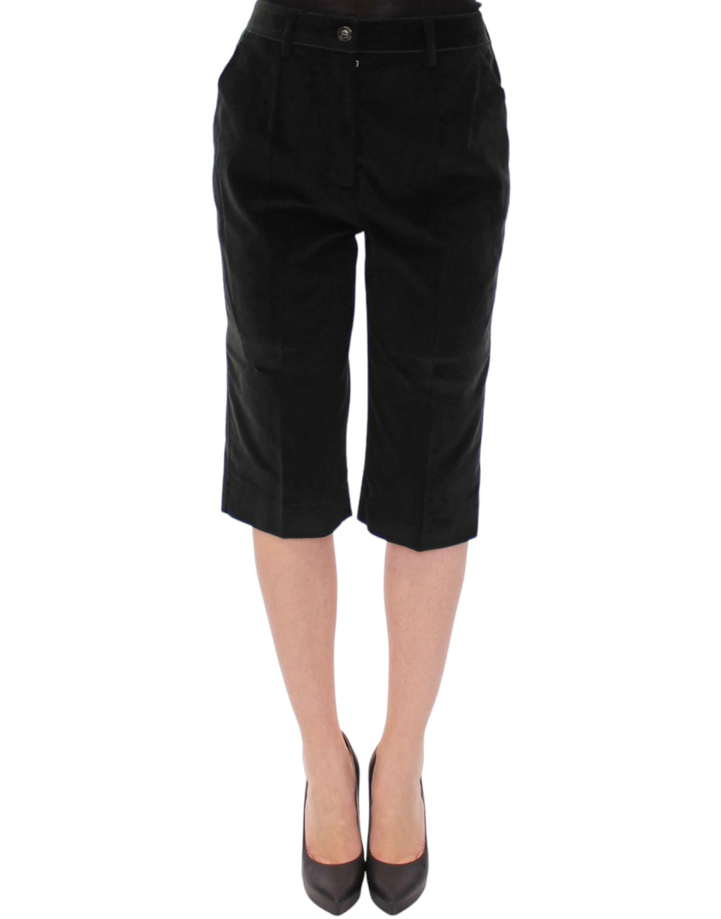 Dolce &amp; Gabbana Elegante Designer-Shorts in Schwarz