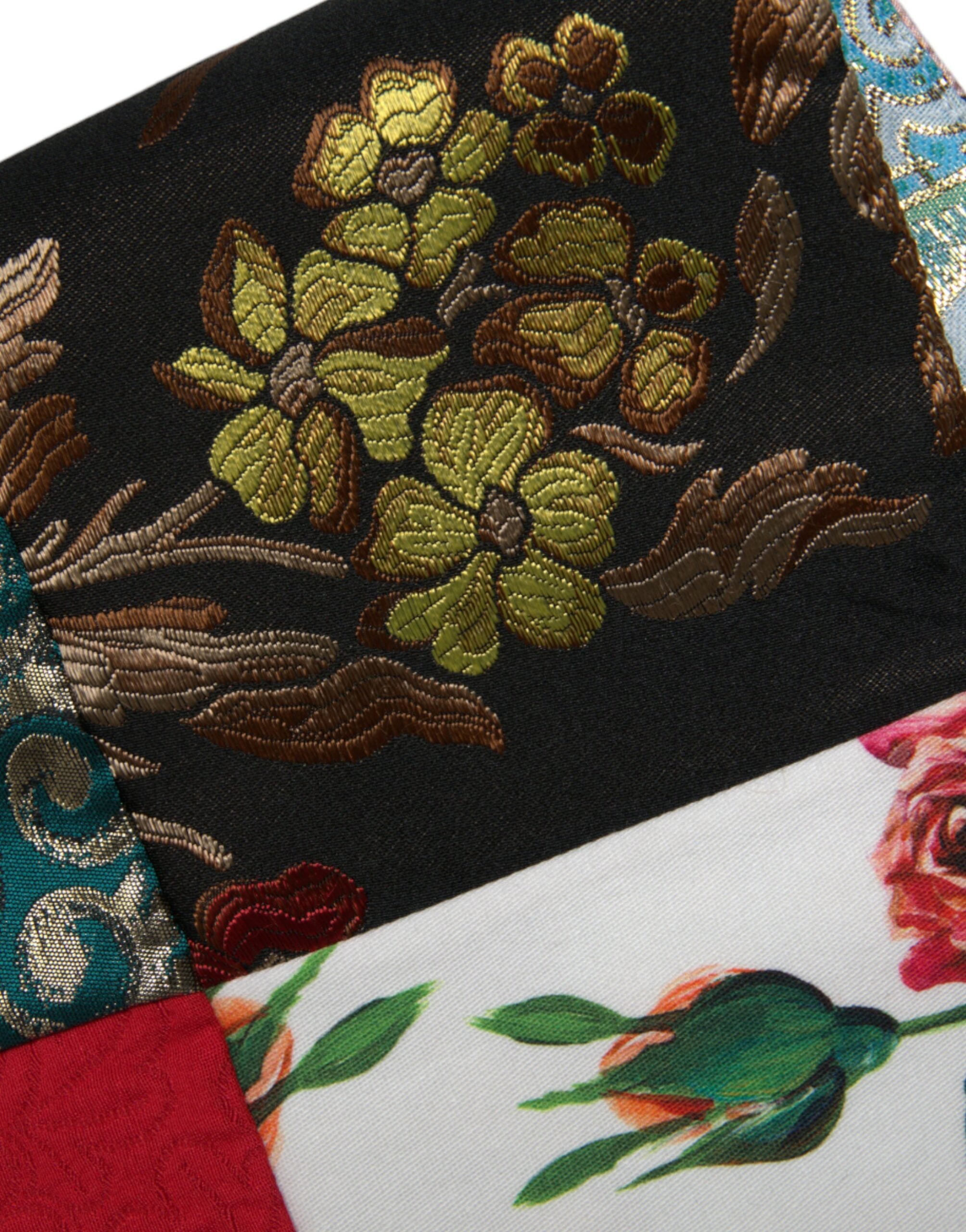Dolce &amp; Gabbana – Mini-Etuikleid aus geblümtem Jacquard – Meisterwerk