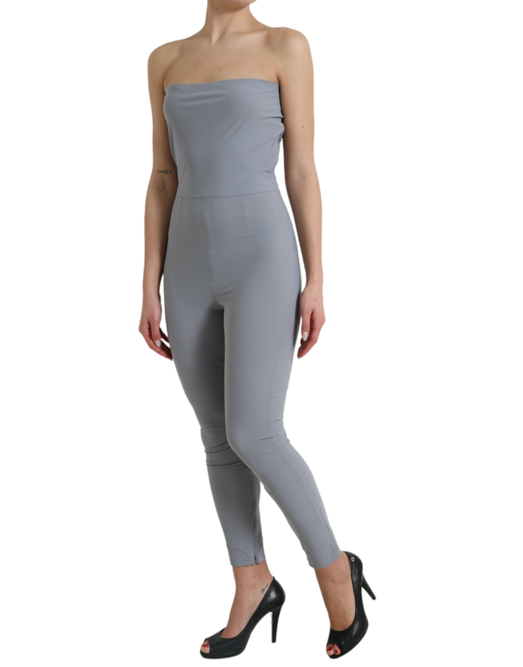 Dolce &amp; Gabbana Schickes trägerloses, figurbetontes Jumpsuit-Kleid