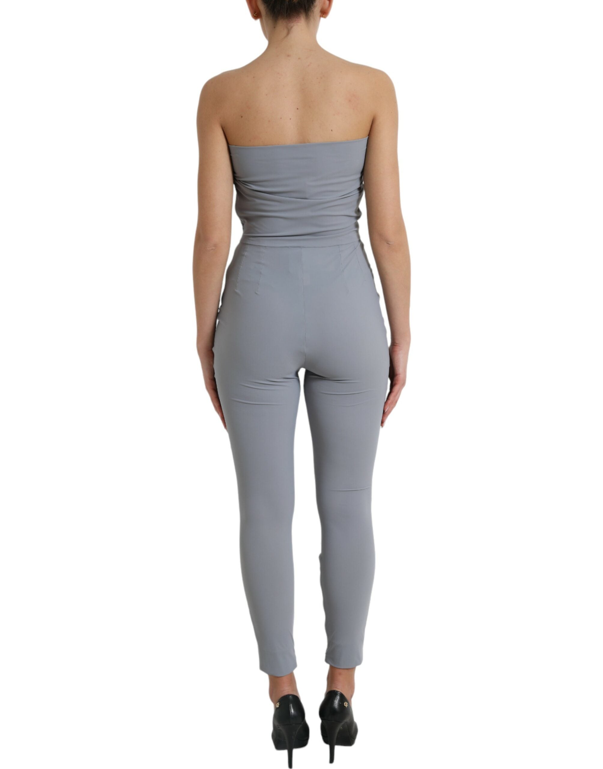Dolce &amp; Gabbana Schickes trägerloses, figurbetontes Jumpsuit-Kleid