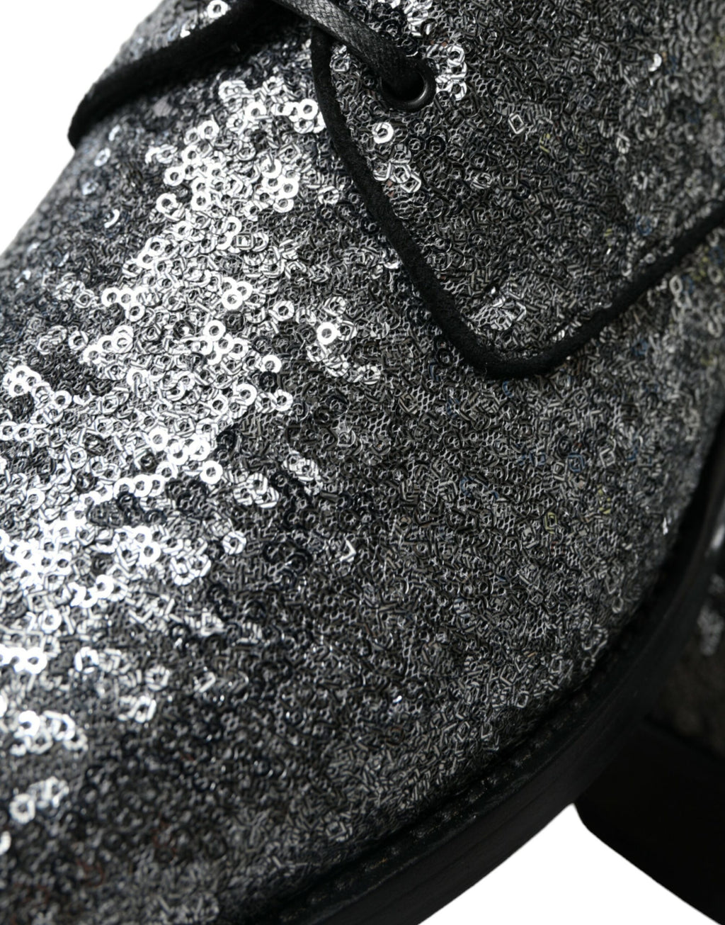 Dolce &amp; Gabbana – Exquisite Derby-Abendschuhe mit Pailletten