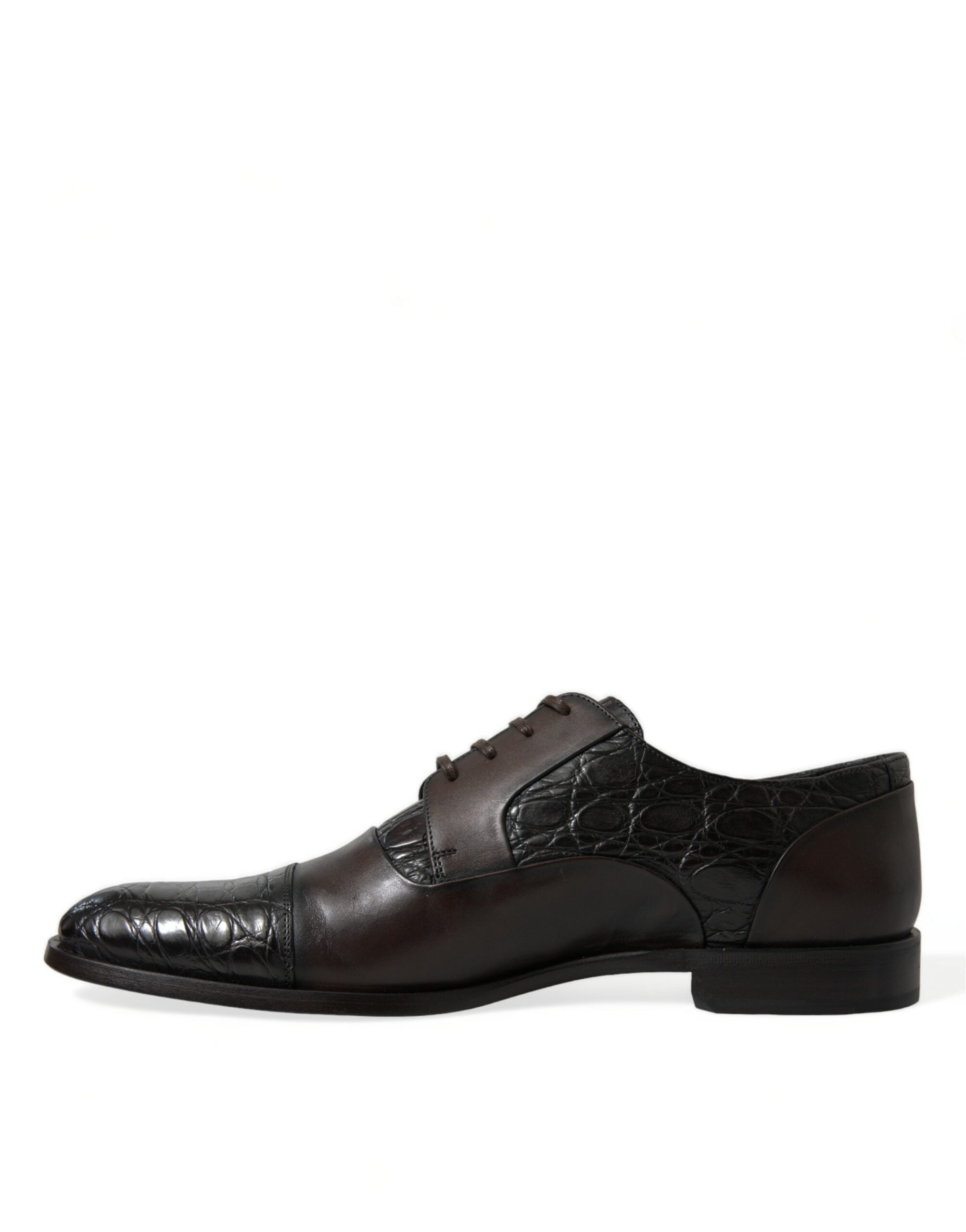 Dolce &amp; Gabbana – Elegante, braune Derby-Schuhe für formelle Anlässe