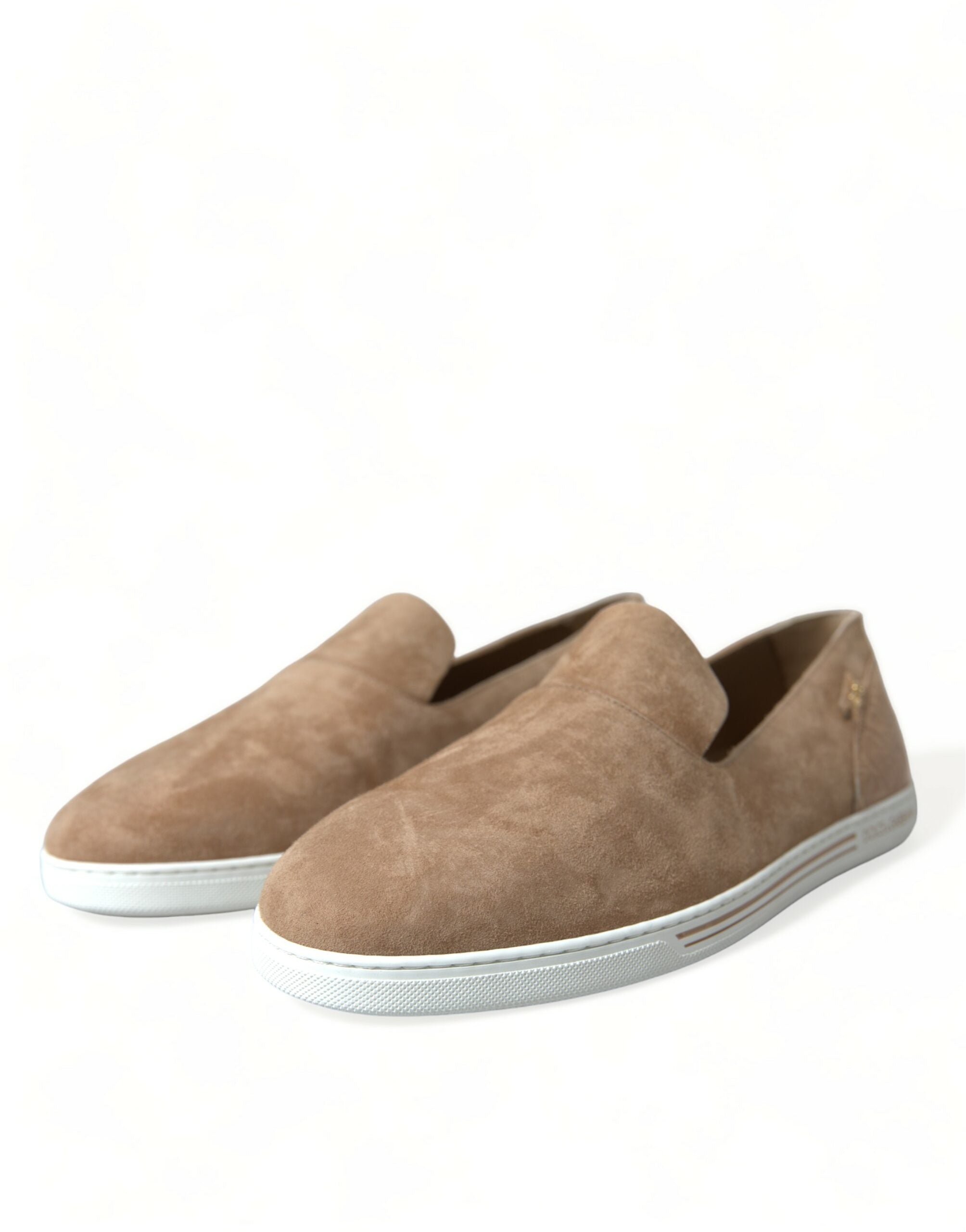 Dolce &amp; Gabbana Elegante beige Leder-Loafer