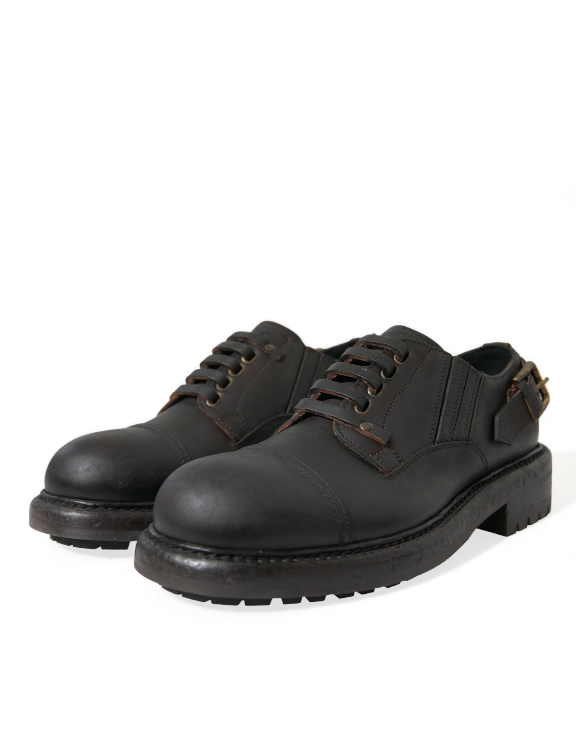 Dolce &amp; Gabbana Elegante Herren-Derby-Schuhe aus Leder