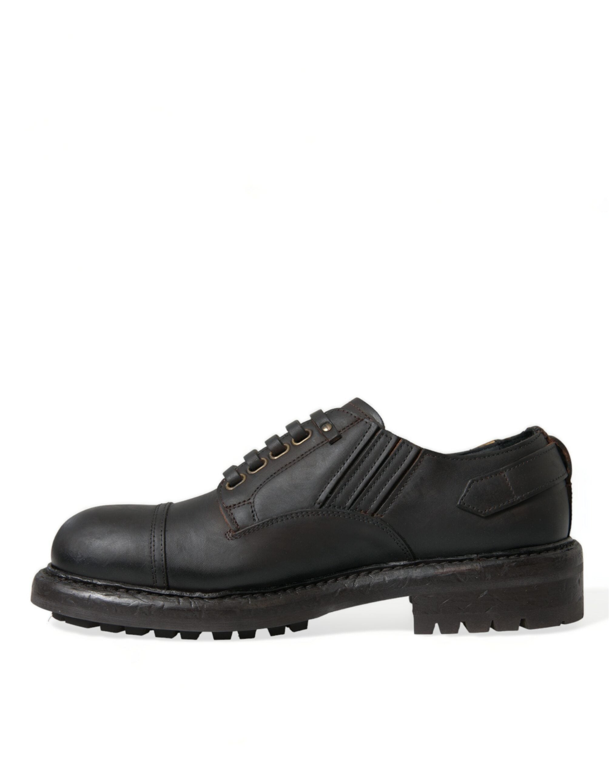 Dolce &amp; Gabbana Elegante Herren-Derby-Schuhe aus Leder