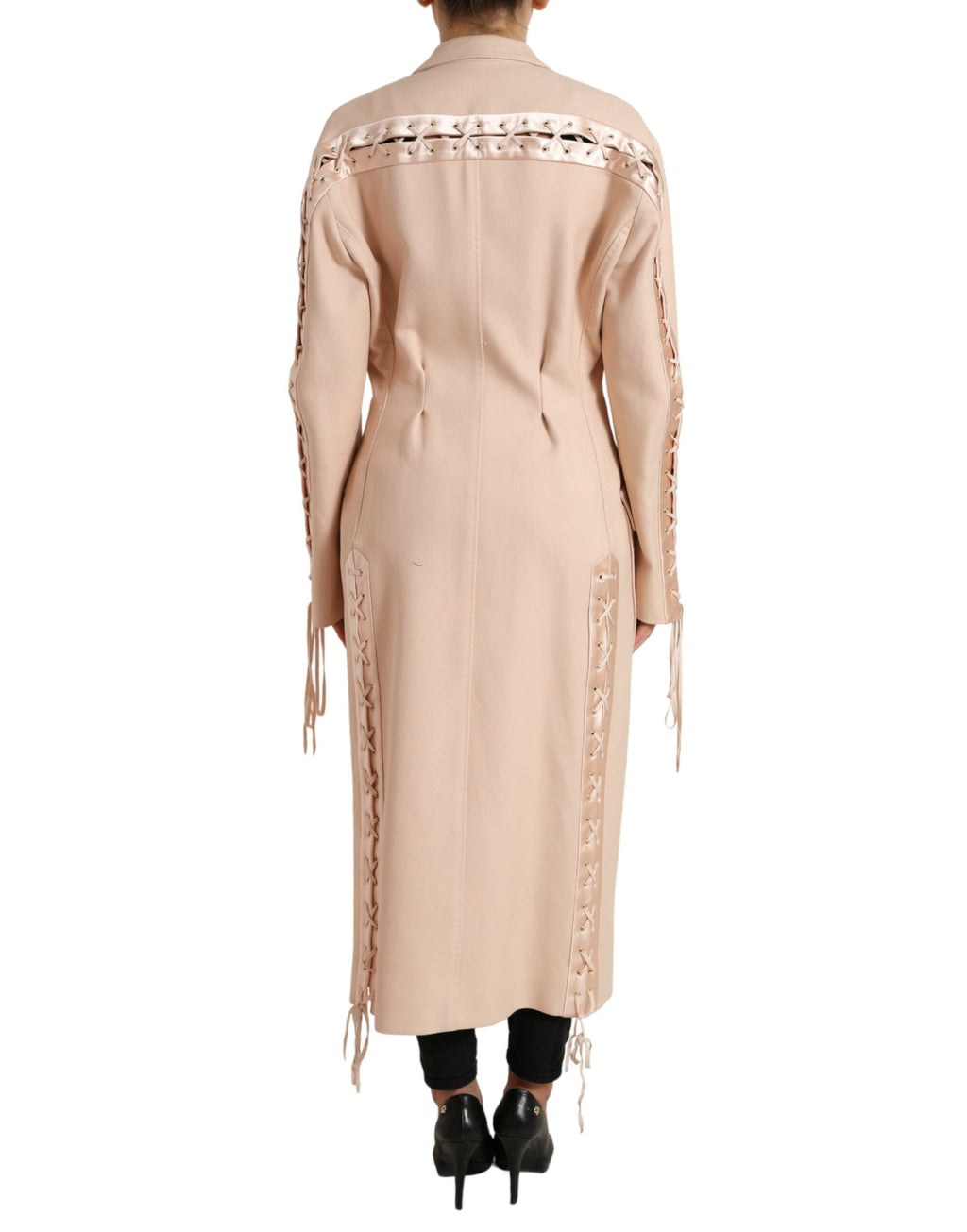 Dolce &amp; Gabbana Eleganter beigefarbener einreihiger Trenchcoat
