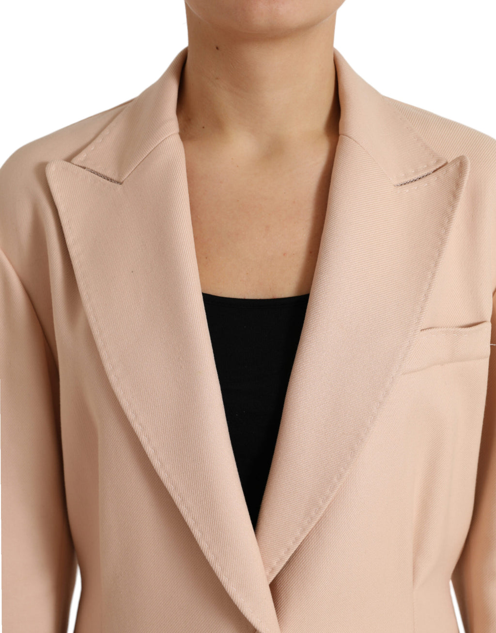 Dolce &amp; Gabbana Eleganter beigefarbener einreihiger Trenchcoat