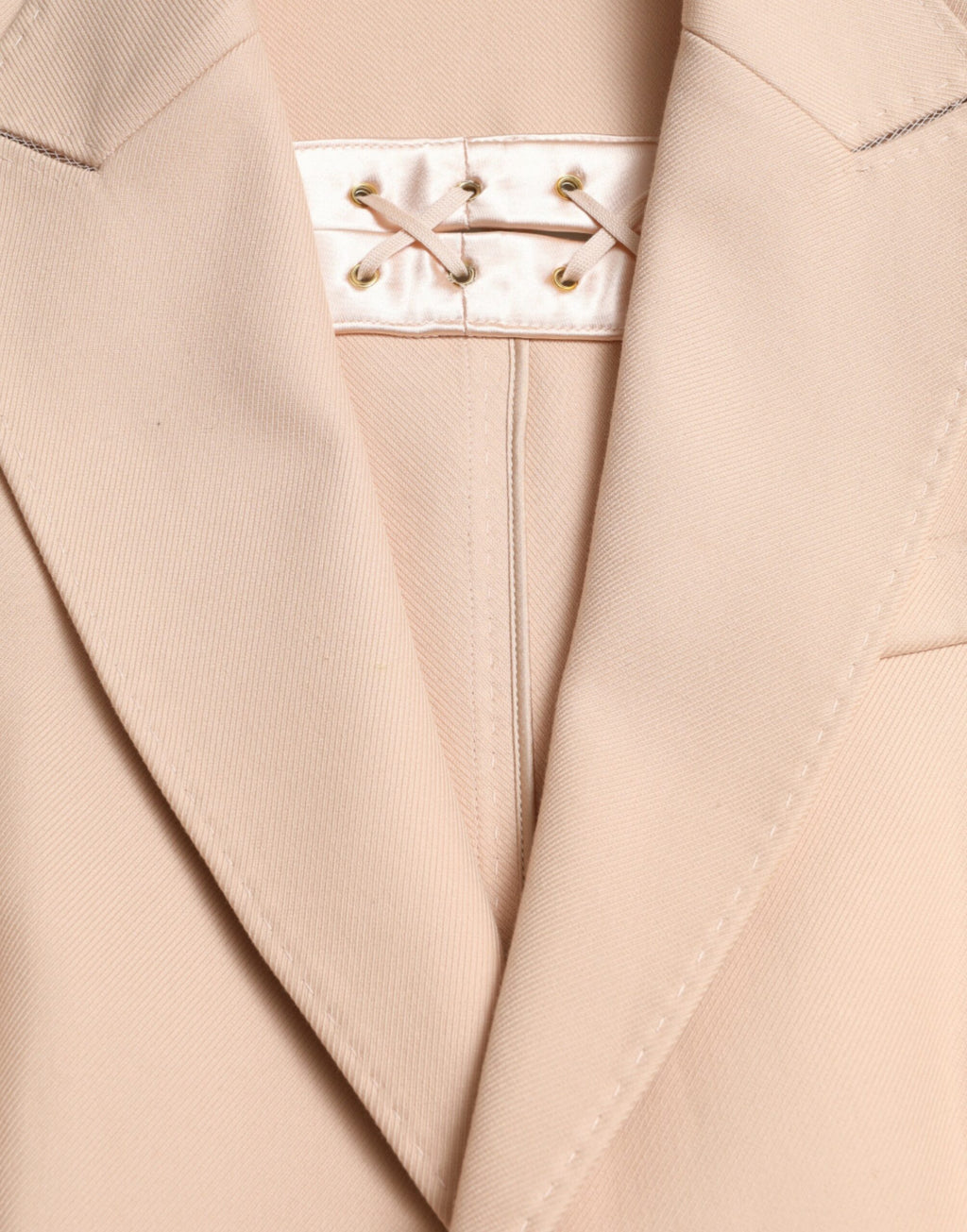 Dolce &amp; Gabbana Eleganter beigefarbener einreihiger Trenchcoat