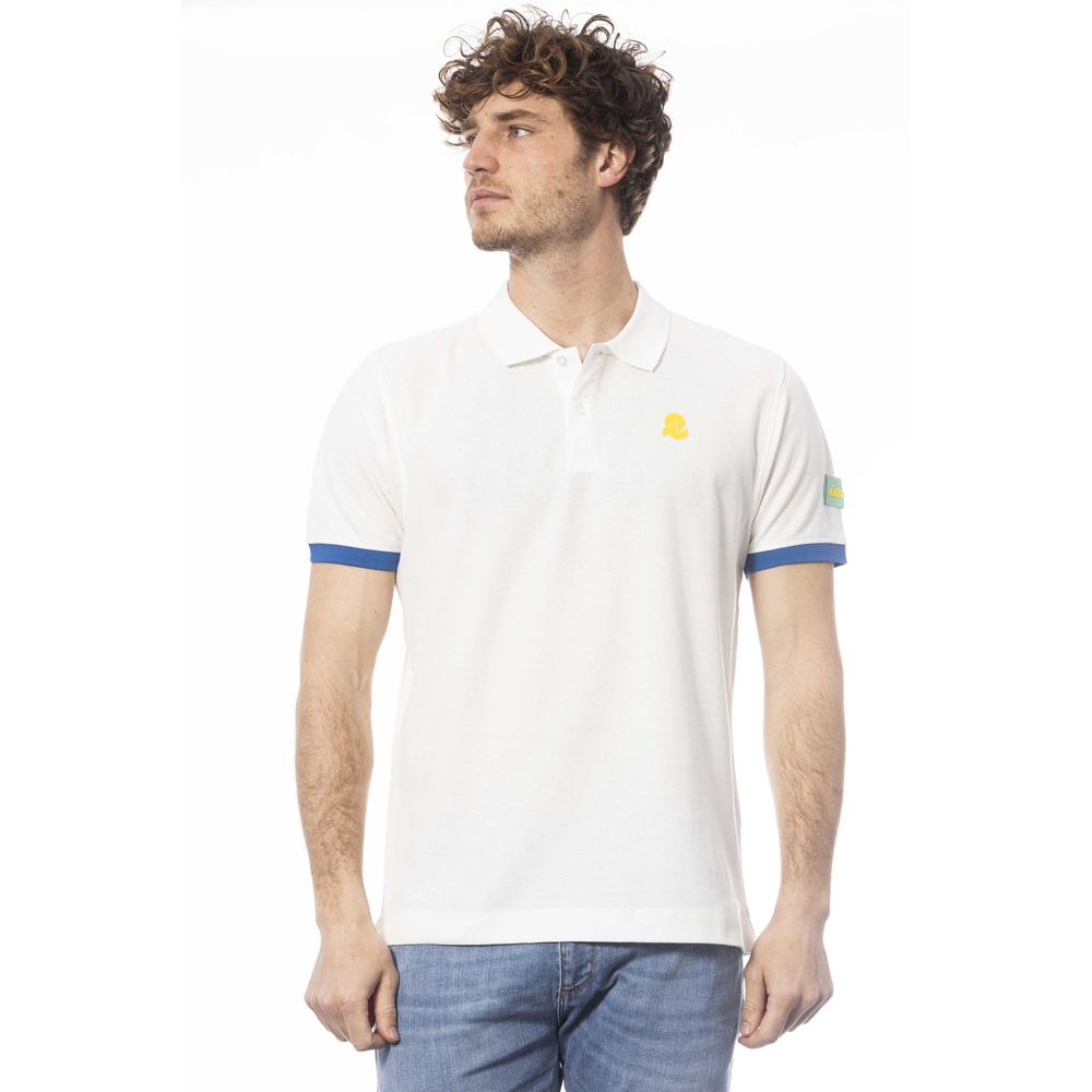 Invicta White Cotton Men's Polo Shirt