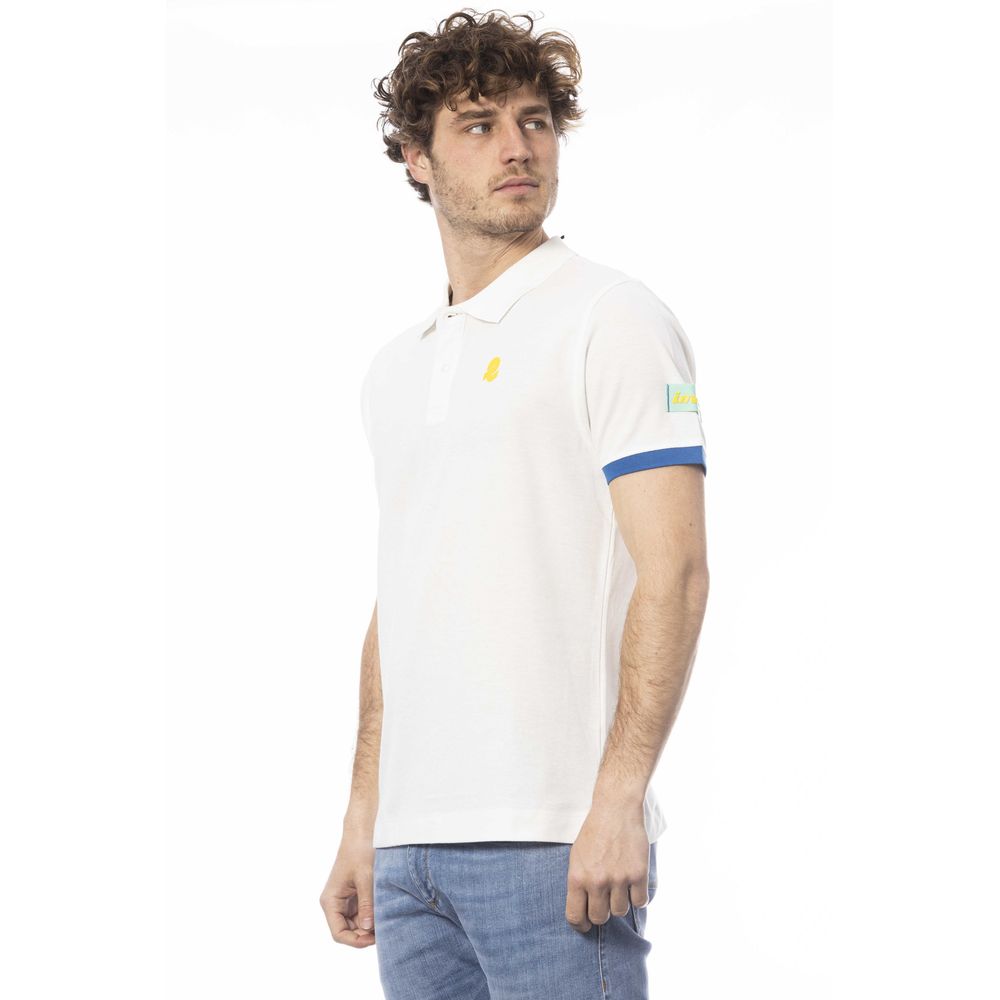 Invicta White Cotton Men's Polo Shirt