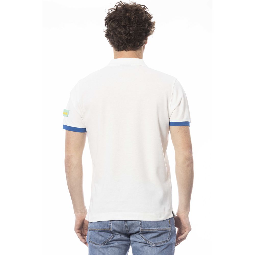 Invicta White Cotton Men's Polo Shirt