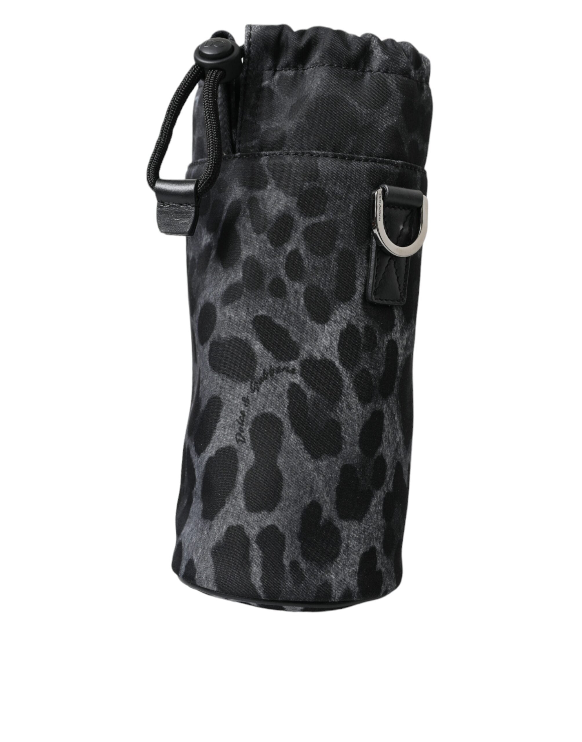Dolce &amp; Gabbana – Schicker, runder Flaschenhalter mit Leopardenmuster