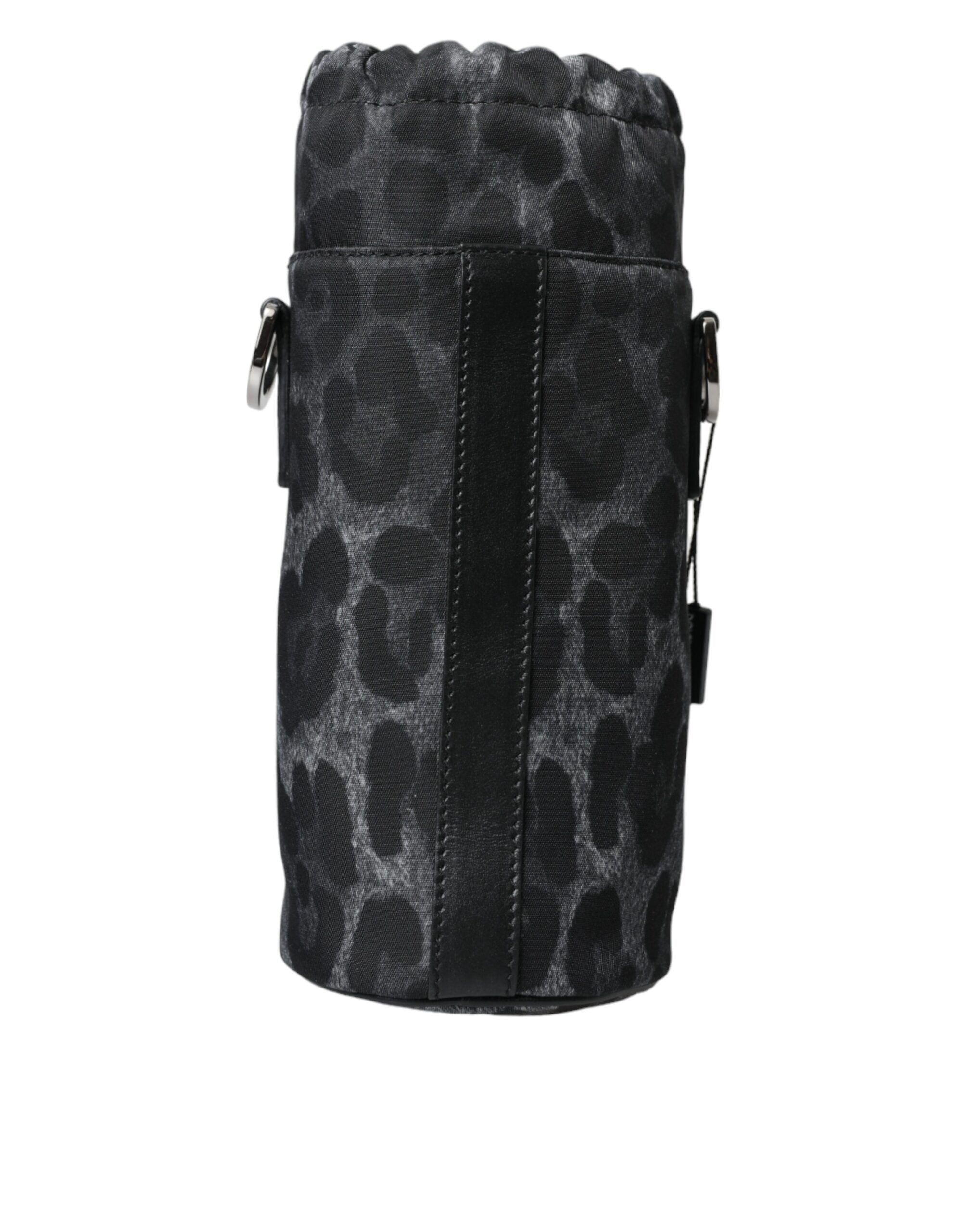 Dolce &amp; Gabbana – Schicker, runder Flaschenhalter mit Leopardenmuster