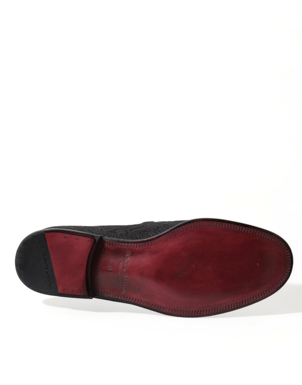 Dolce &amp; Gabbana – Elegante Loafer aus schwarzem Brokat