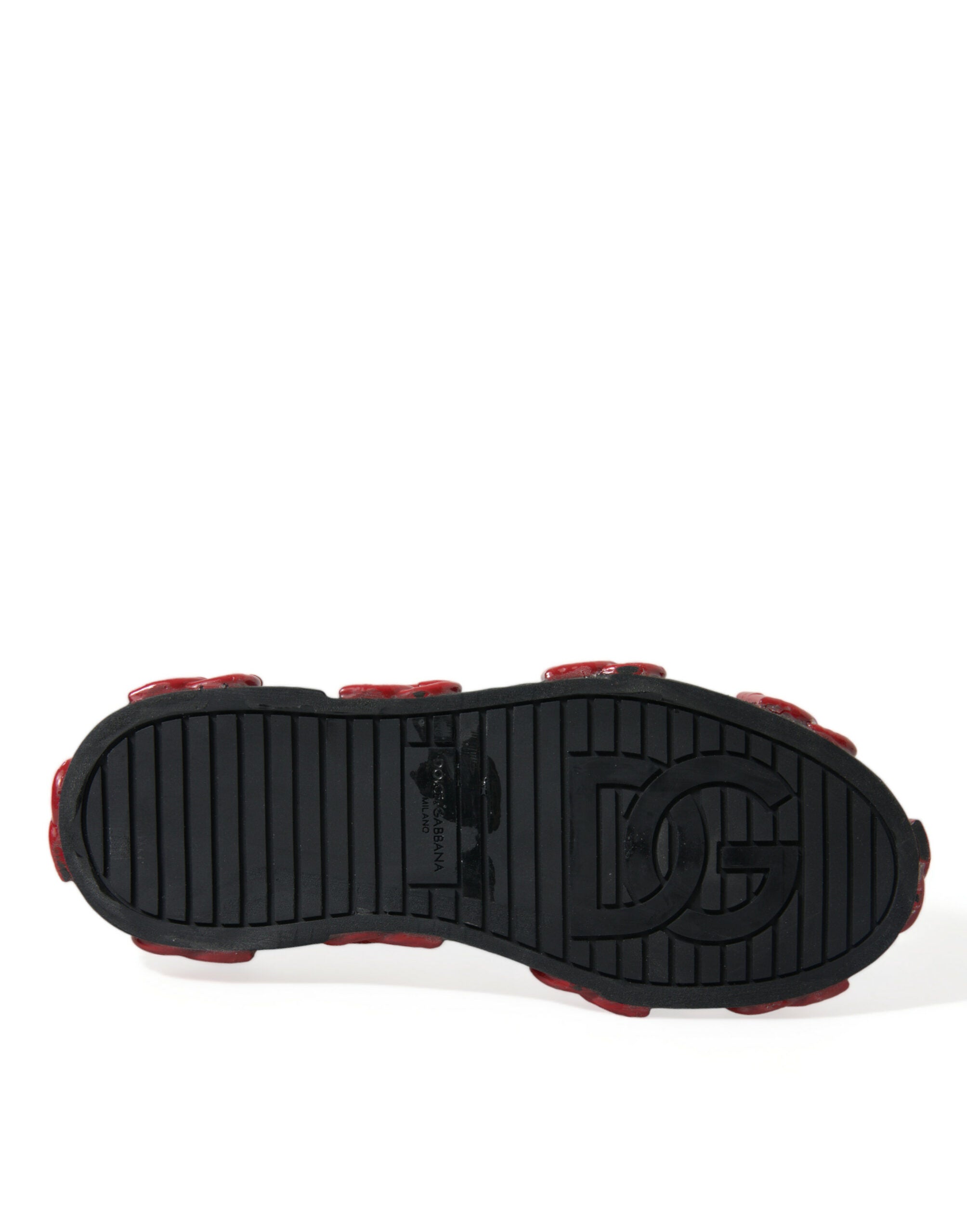 Dolce &amp; Gabbana Mehrfarbige High-Top-Sneaker mit luxuriösem Appeal