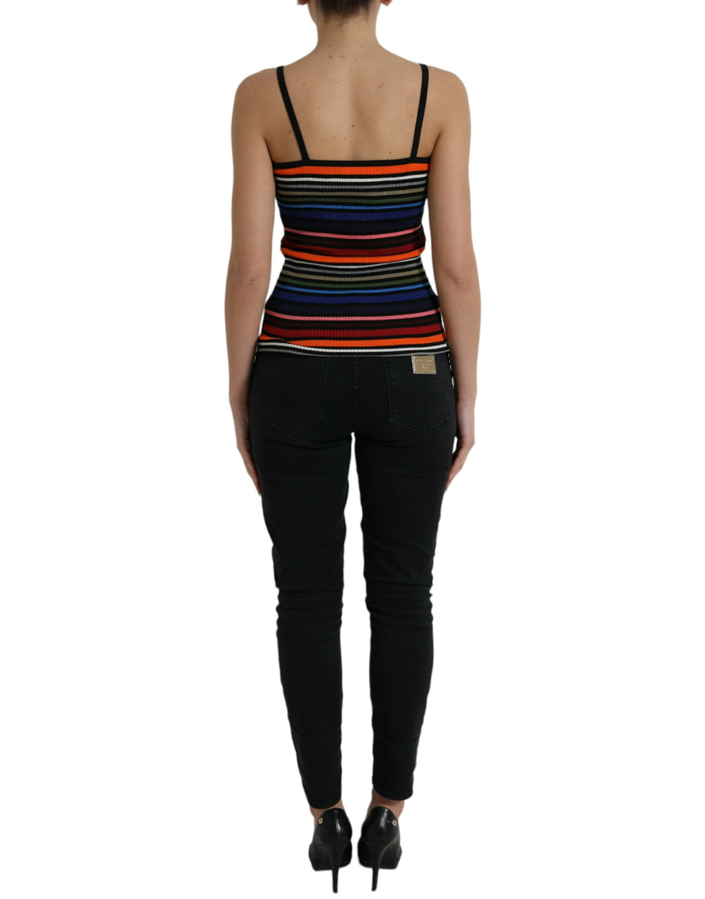 Dolce &amp; Gabbana Schickes gestreiftes Spaghettiträger-Tanktop