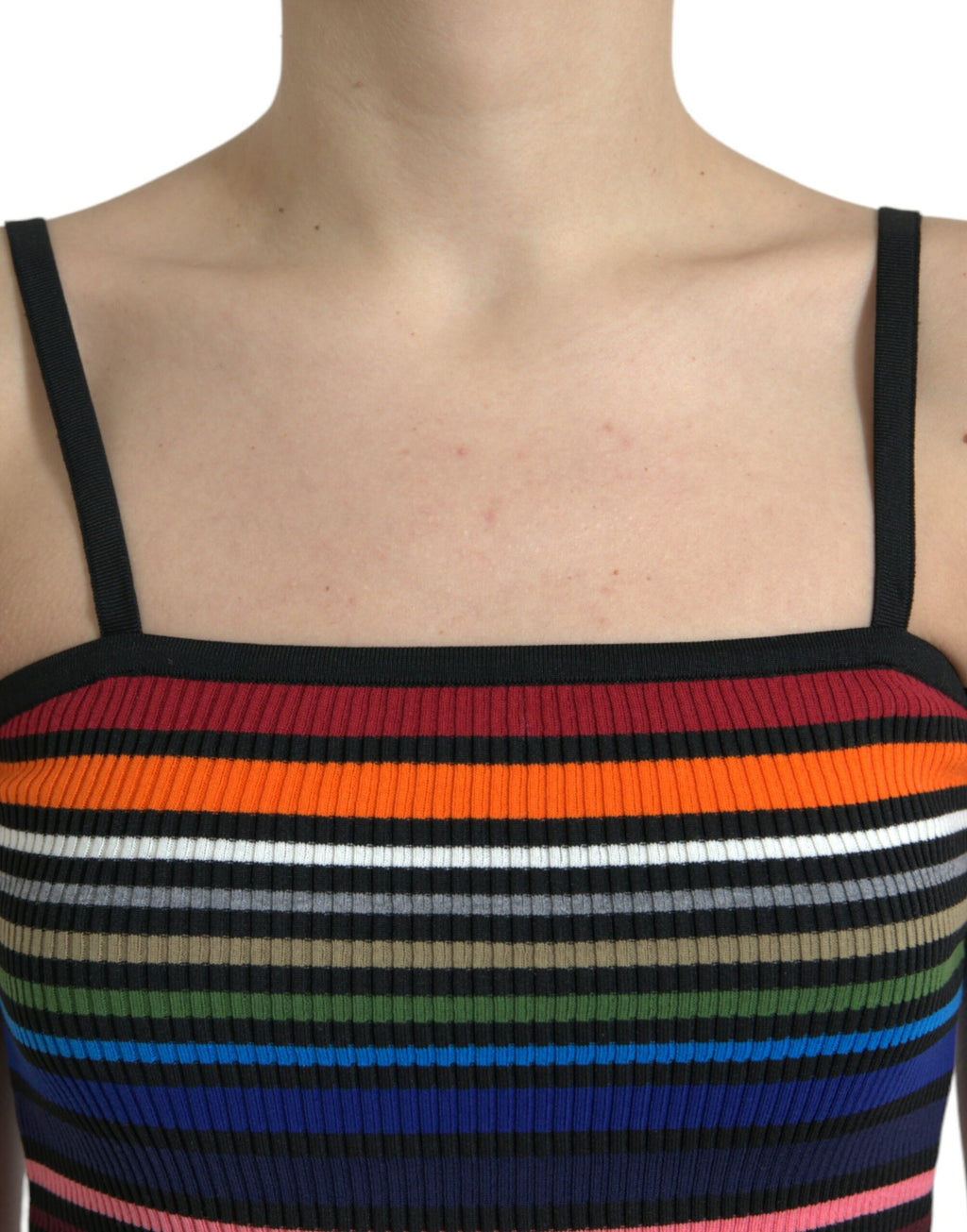 Dolce &amp; Gabbana Schickes gestreiftes Spaghettiträger-Tanktop