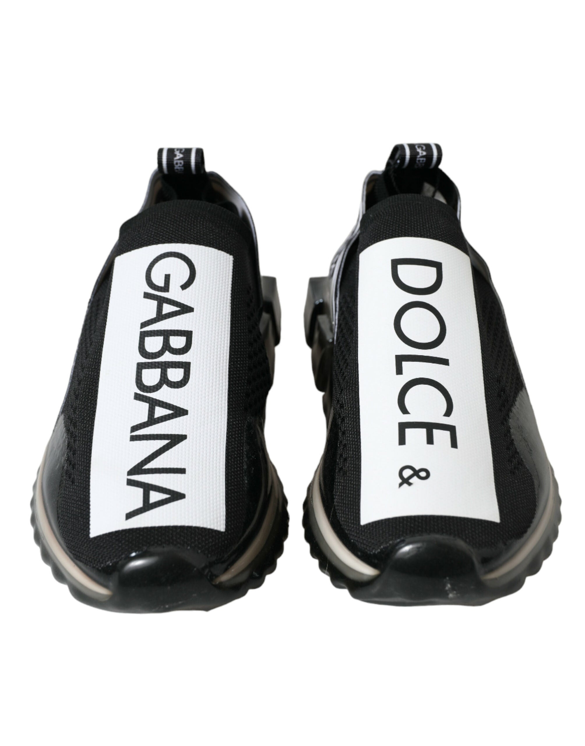 Dolce &amp; Gabbana Elegante Sorrento Sneakers in Schwarz und Weiß