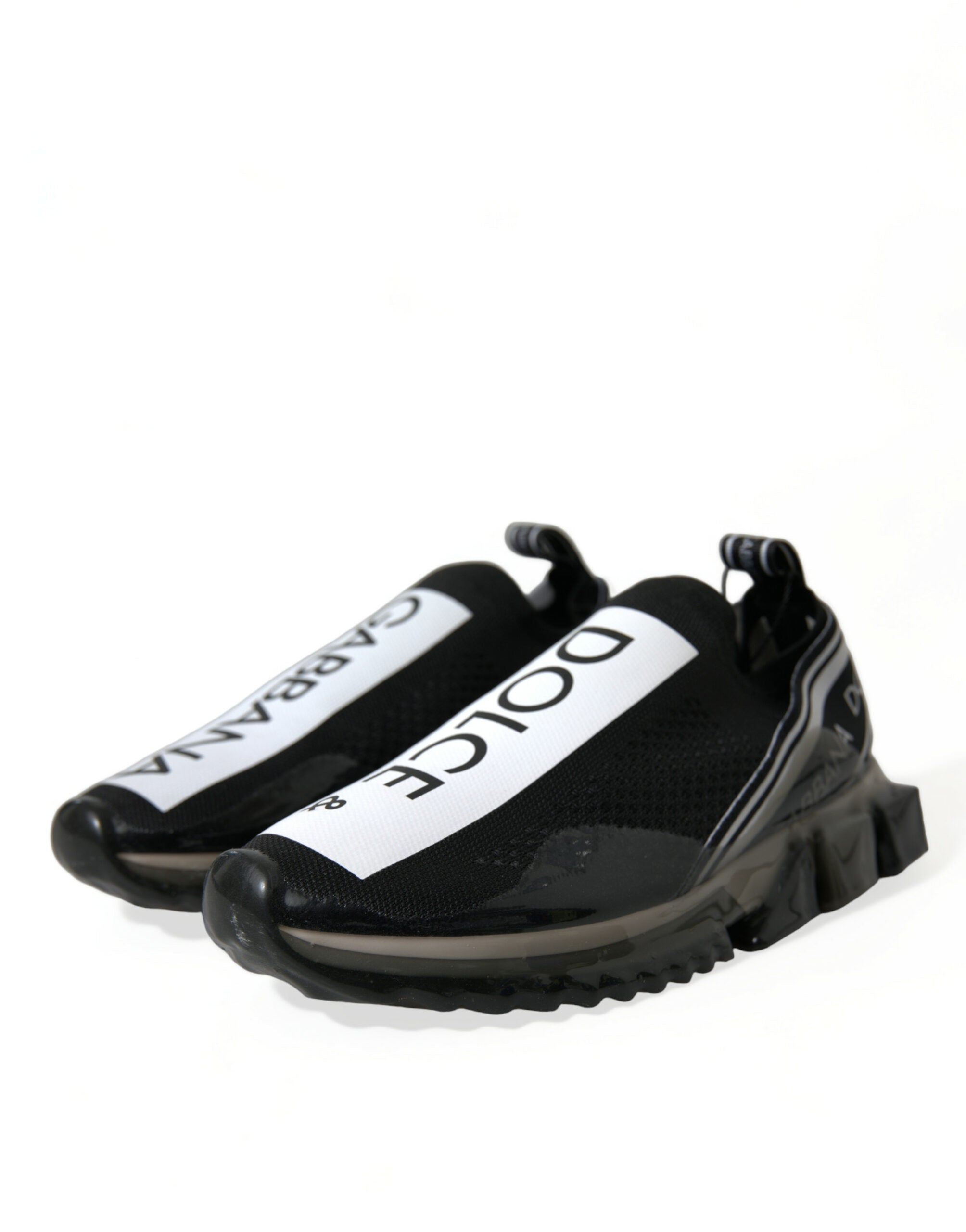 Dolce &amp; Gabbana Elegante Sorrento Sneakers in Schwarz und Weiß