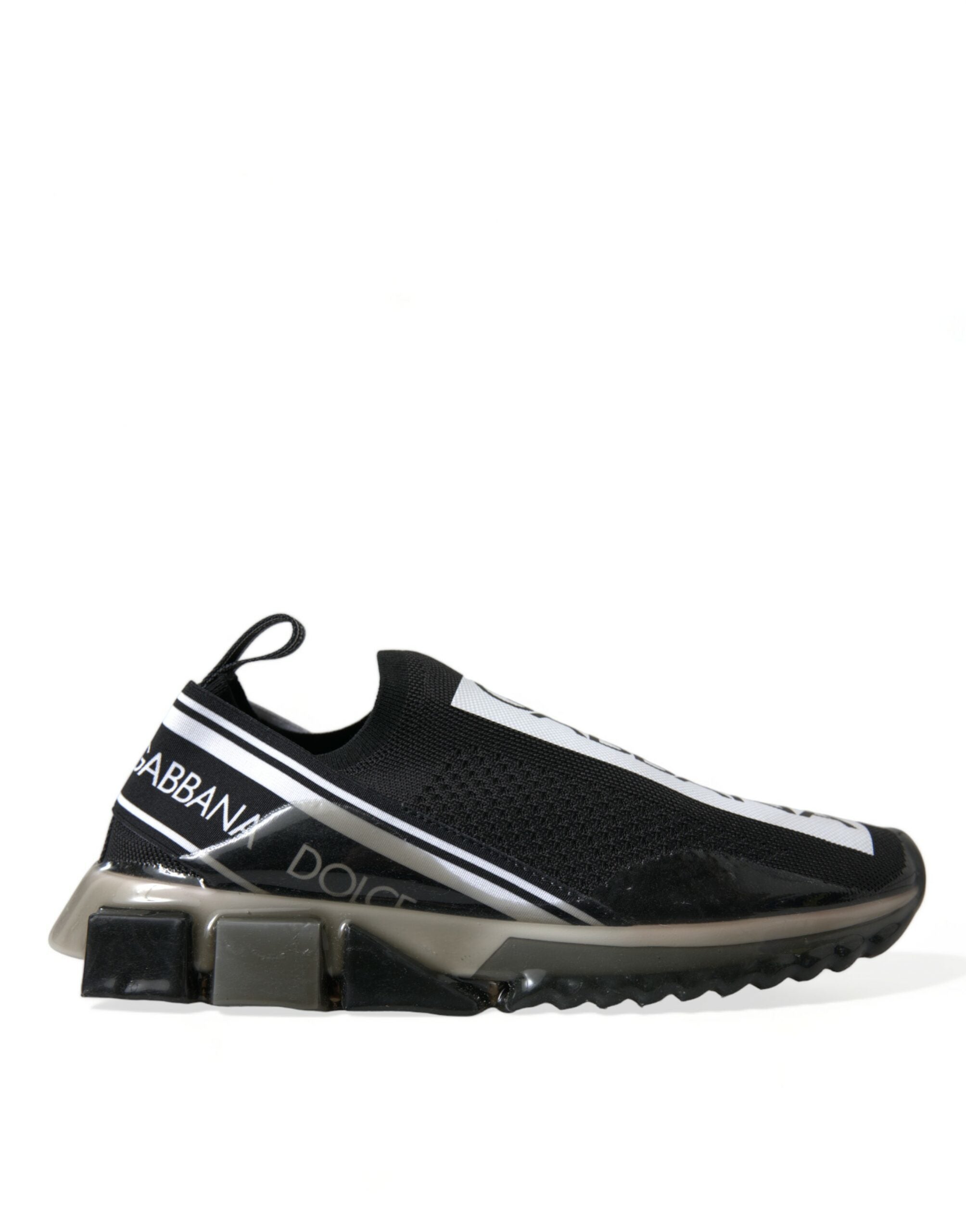 Dolce &amp; Gabbana Elegante Sorrento Sneakers in Schwarz und Weiß