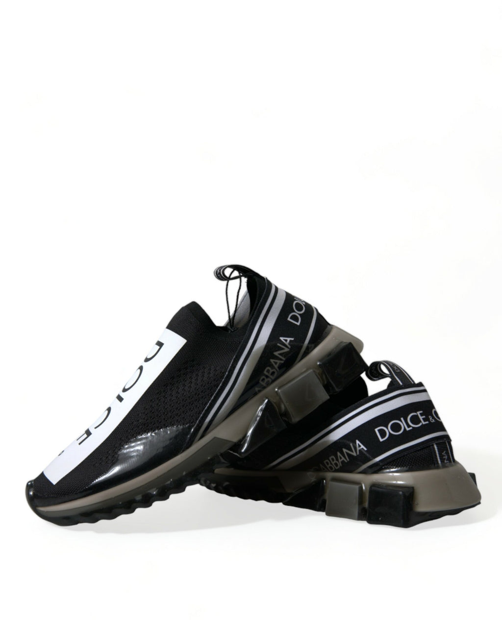 Dolce &amp; Gabbana Elegante Sorrento Sneakers in Schwarz und Weiß
