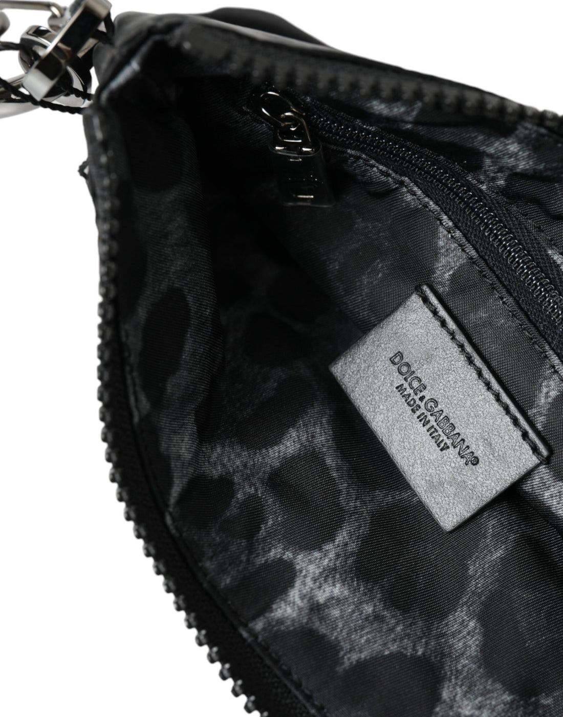 Dolce &amp; Gabbana Chic Designer-Tasche aus Nylon und Leder