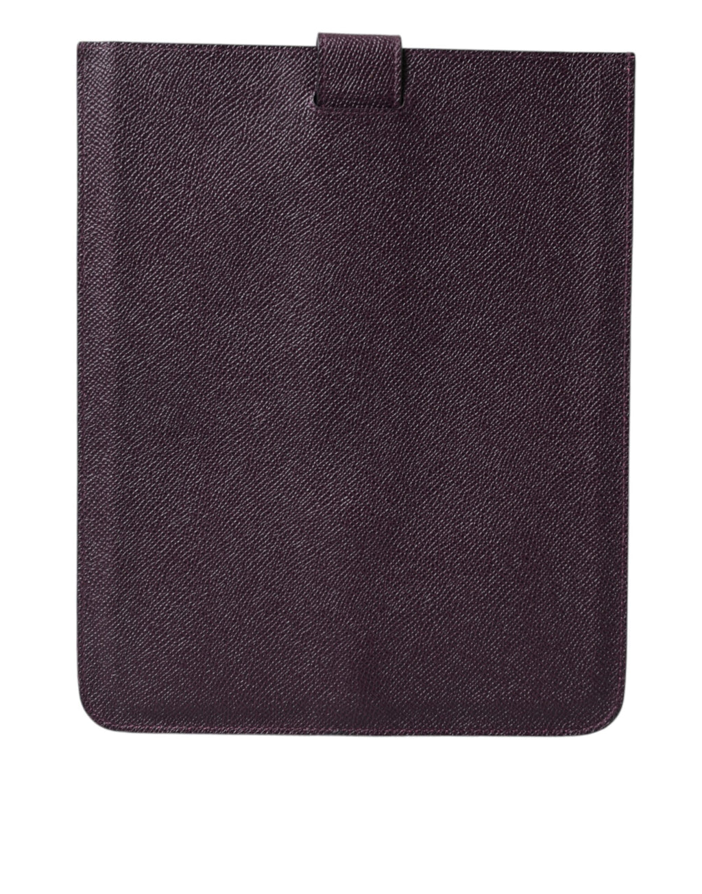 Dolce &amp; Gabbana Elegante Tablet-Tasche aus Leder in sattem Braun