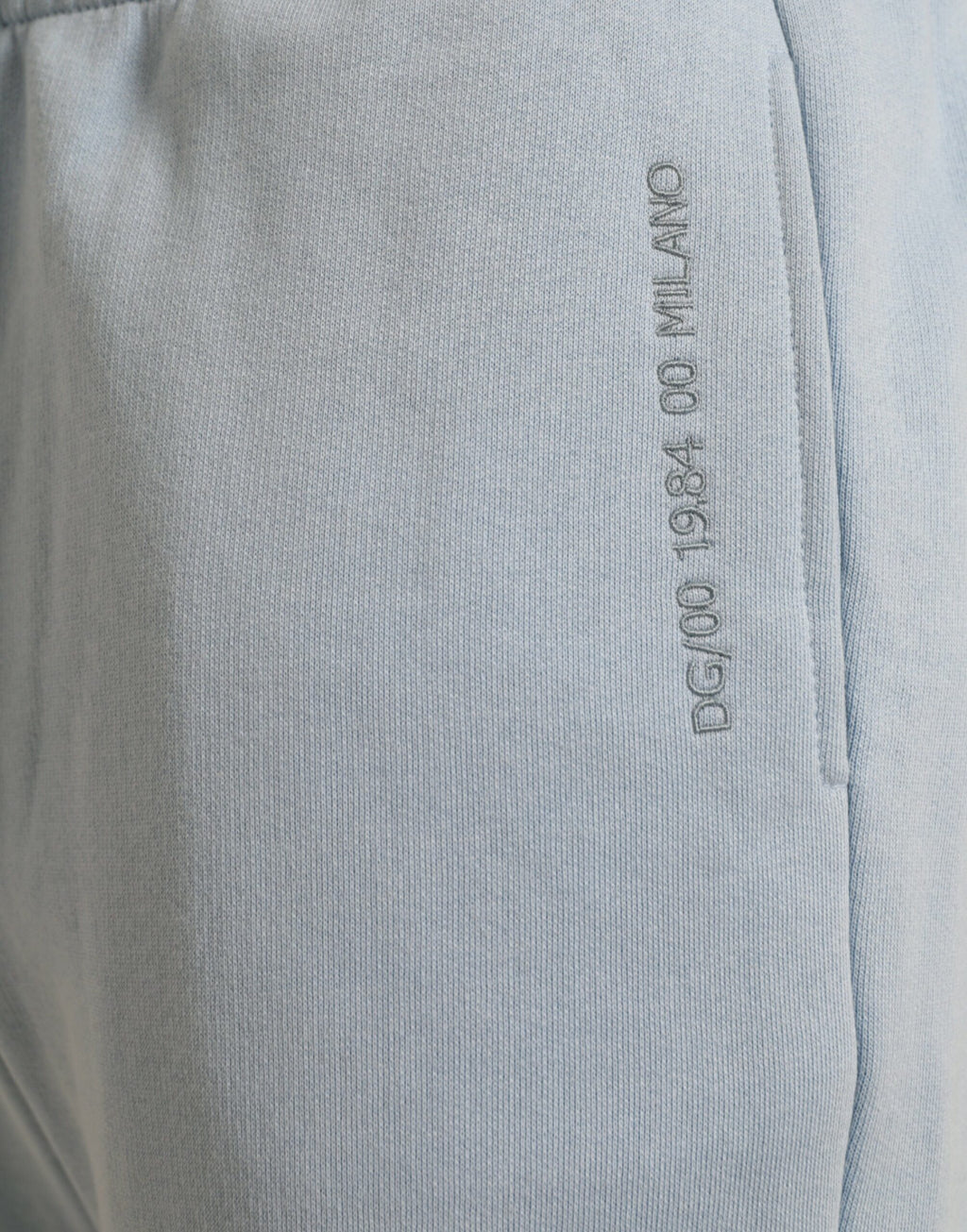 Dolce &amp; Gabbana Elegante hellblaue Jogginghose aus Baumwollmischung