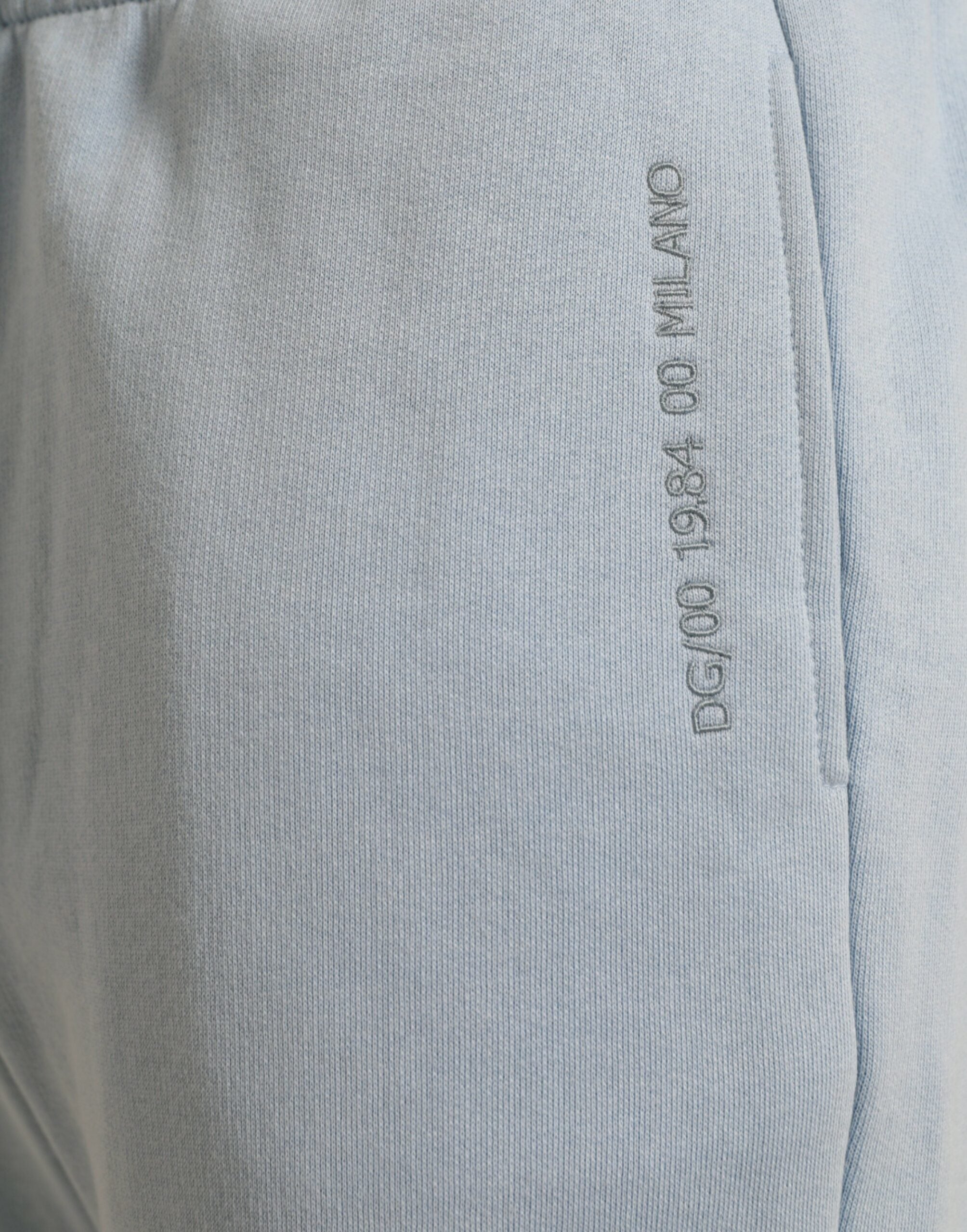 Dolce &amp; Gabbana Elegante hellblaue Jogginghose aus Baumwollmischung