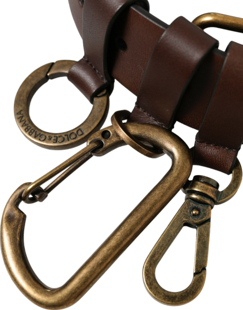 Dolce &amp; Gabbana Eleganter brauner Gürtel aus Kalbsleder – Zeitloses Accessoire
