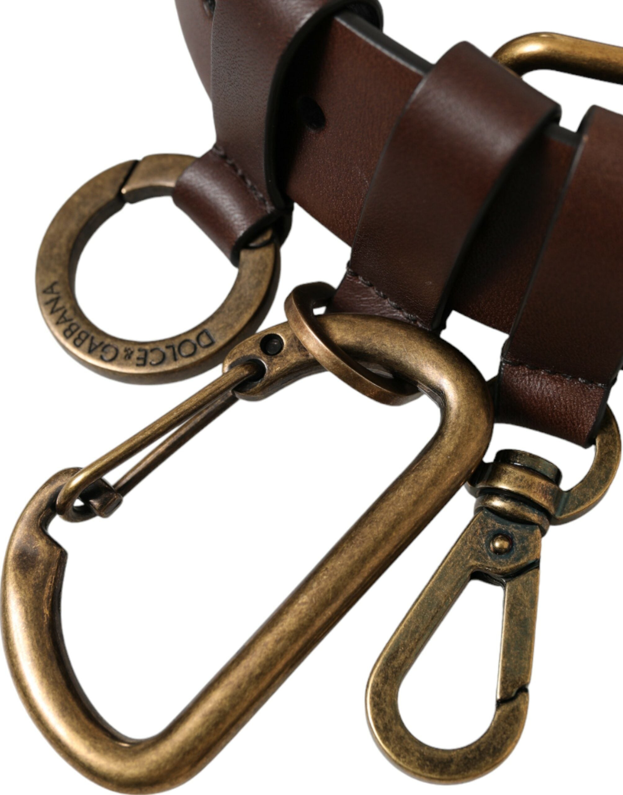 Dolce &amp; Gabbana Eleganter brauner Gürtel aus Kalbsleder – Zeitloses Accessoire