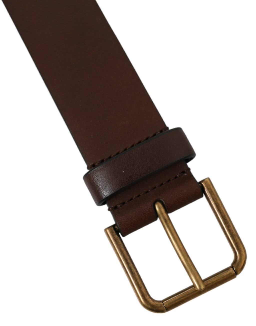 Dolce &amp; Gabbana Eleganter brauner Gürtel aus Kalbsleder – Zeitloses Accessoire