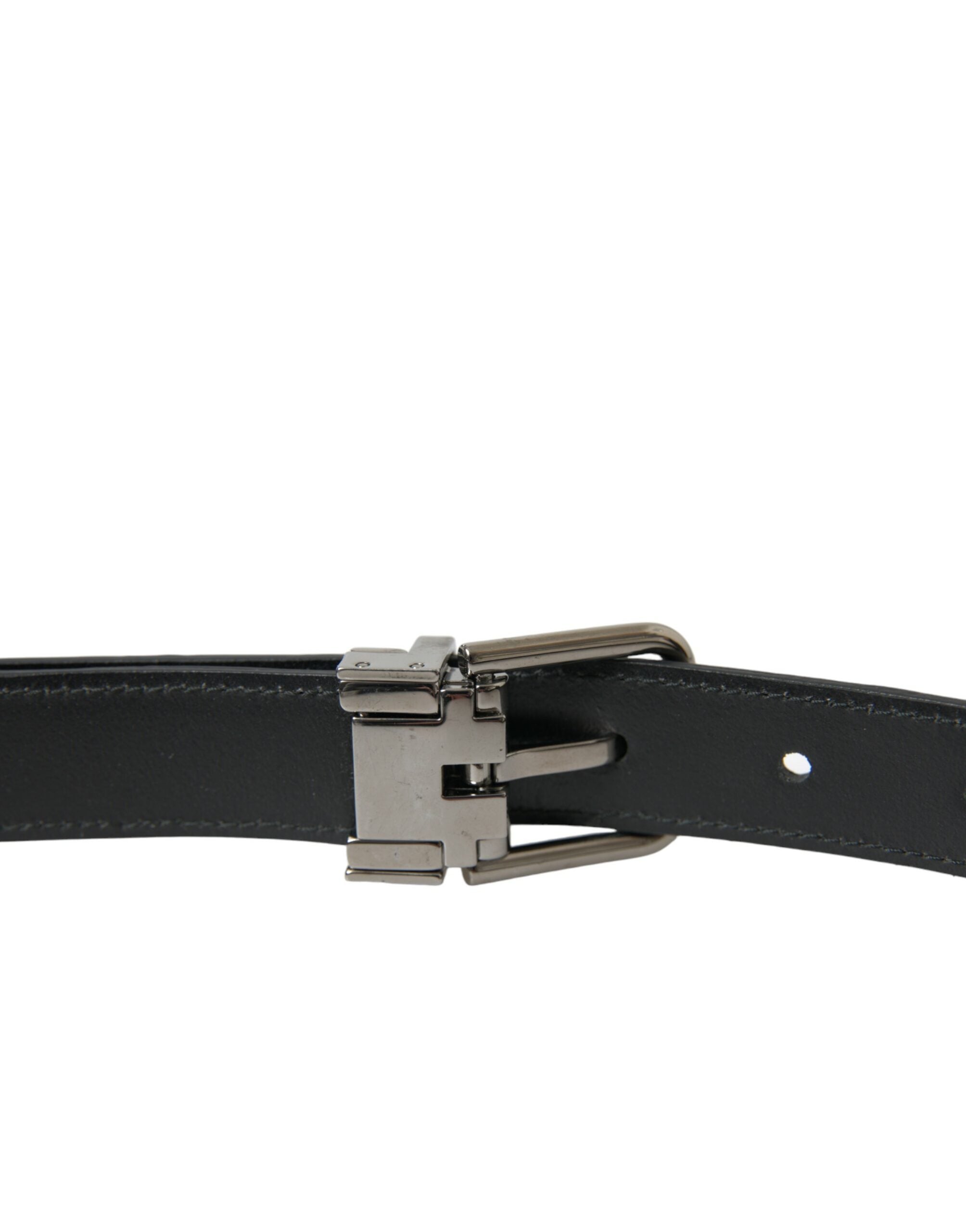 Dolce &amp; Gabbana Eleganter Ledergürtel mit Metallschnalle