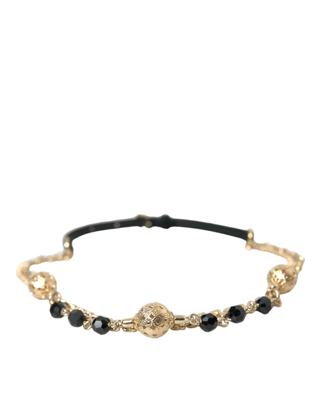 Dolce &amp; Gabbana Eleganter Taillengürtel aus Crystal Bounce-Leder